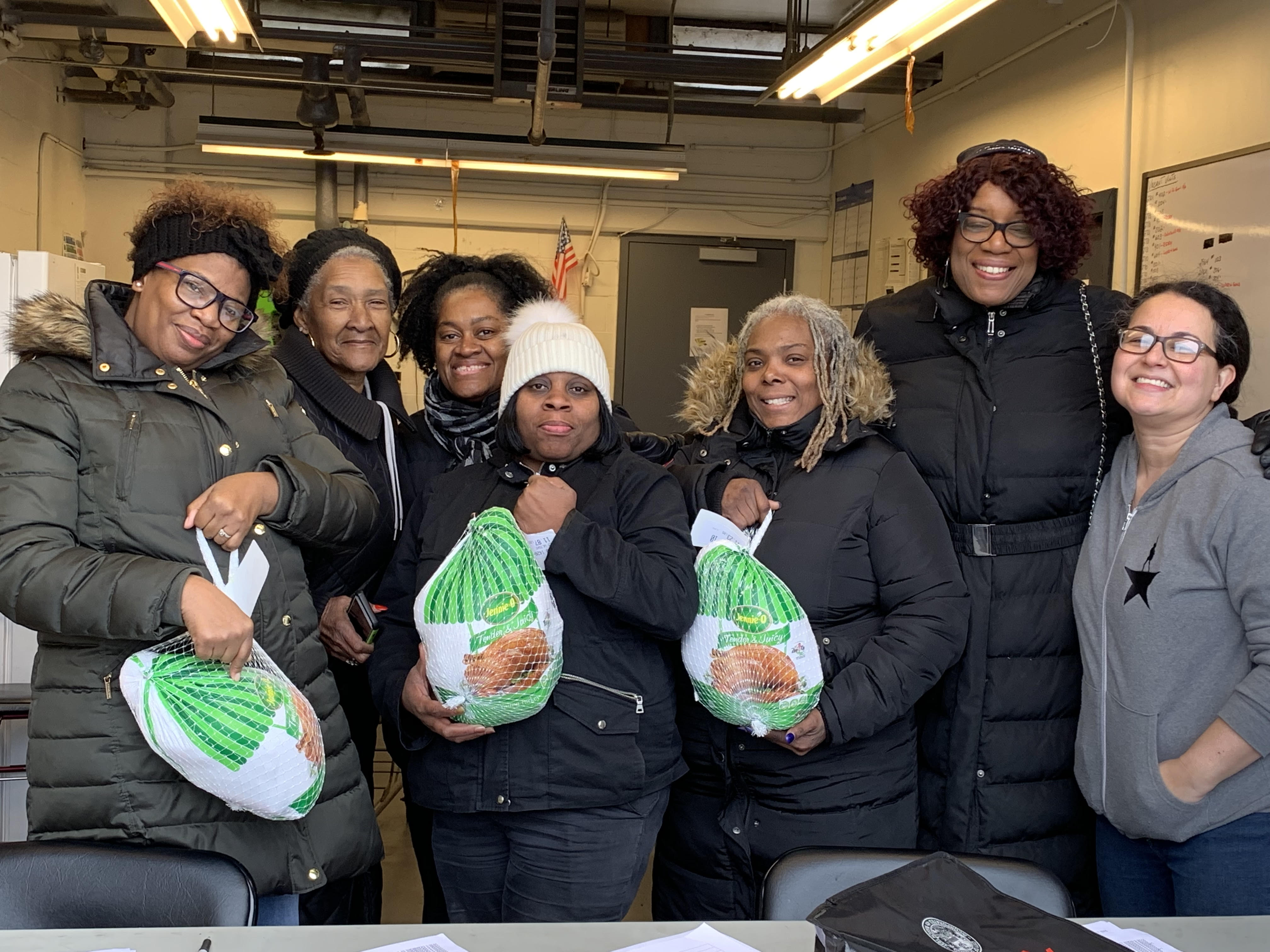 Sharing the love with neighbors. City Sports 16th Annual Turkey Drive.