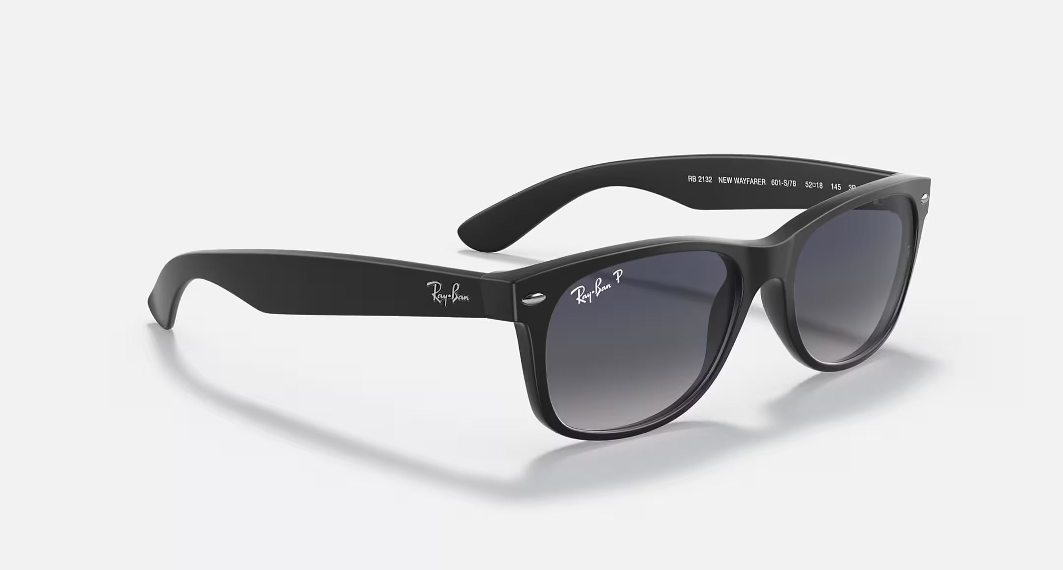 Ray-Ban New Wayfarer Classic Sunglasses Matte Black