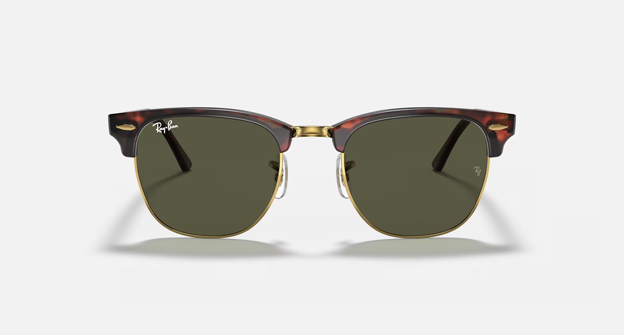 Ray-Ban Clubmaster Classic Sunglasses Polished Tortoise on Gold