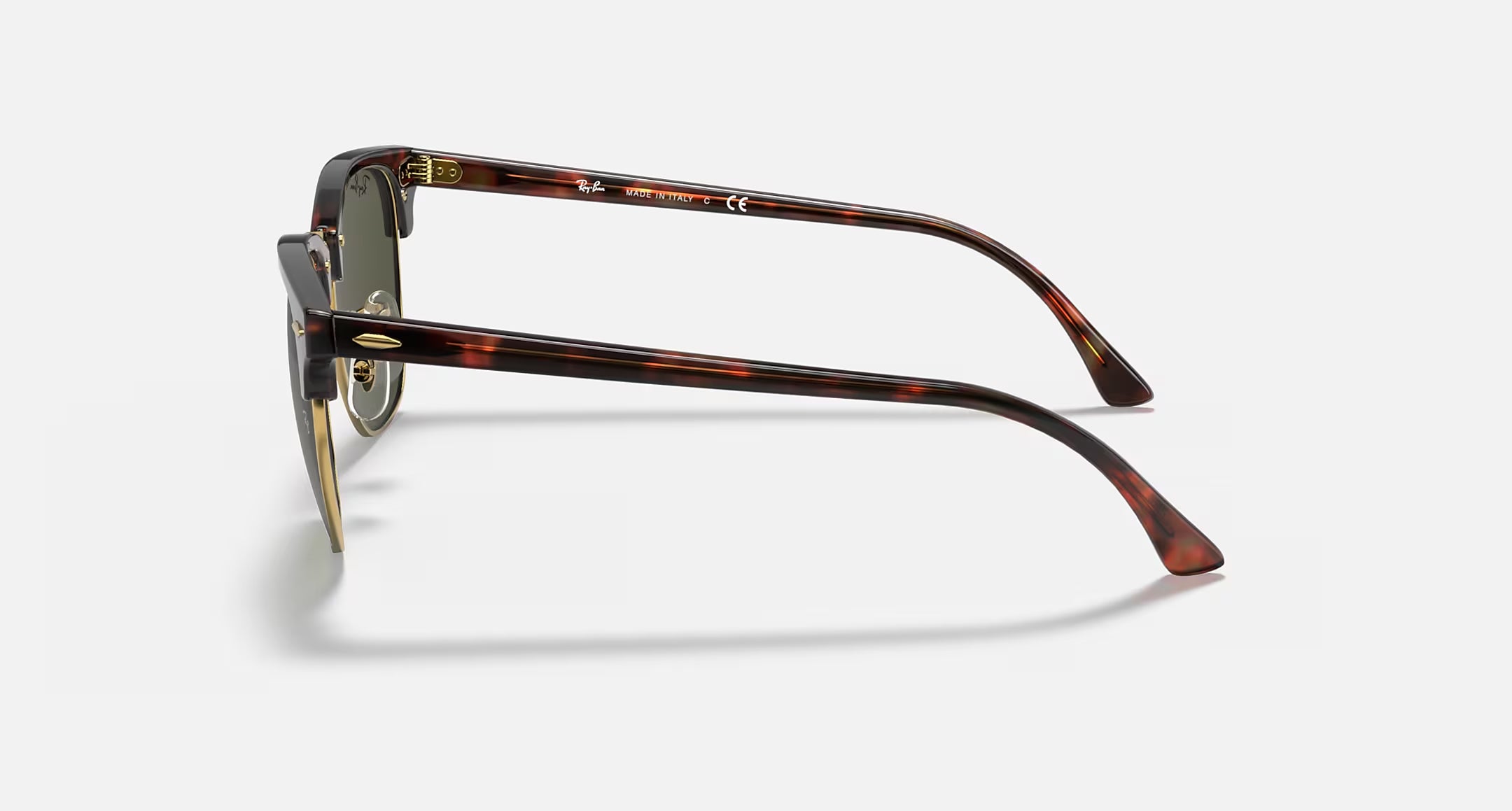 Ray-Ban Clubmaster Classic Sunglasses Polished Tortoise on Gold