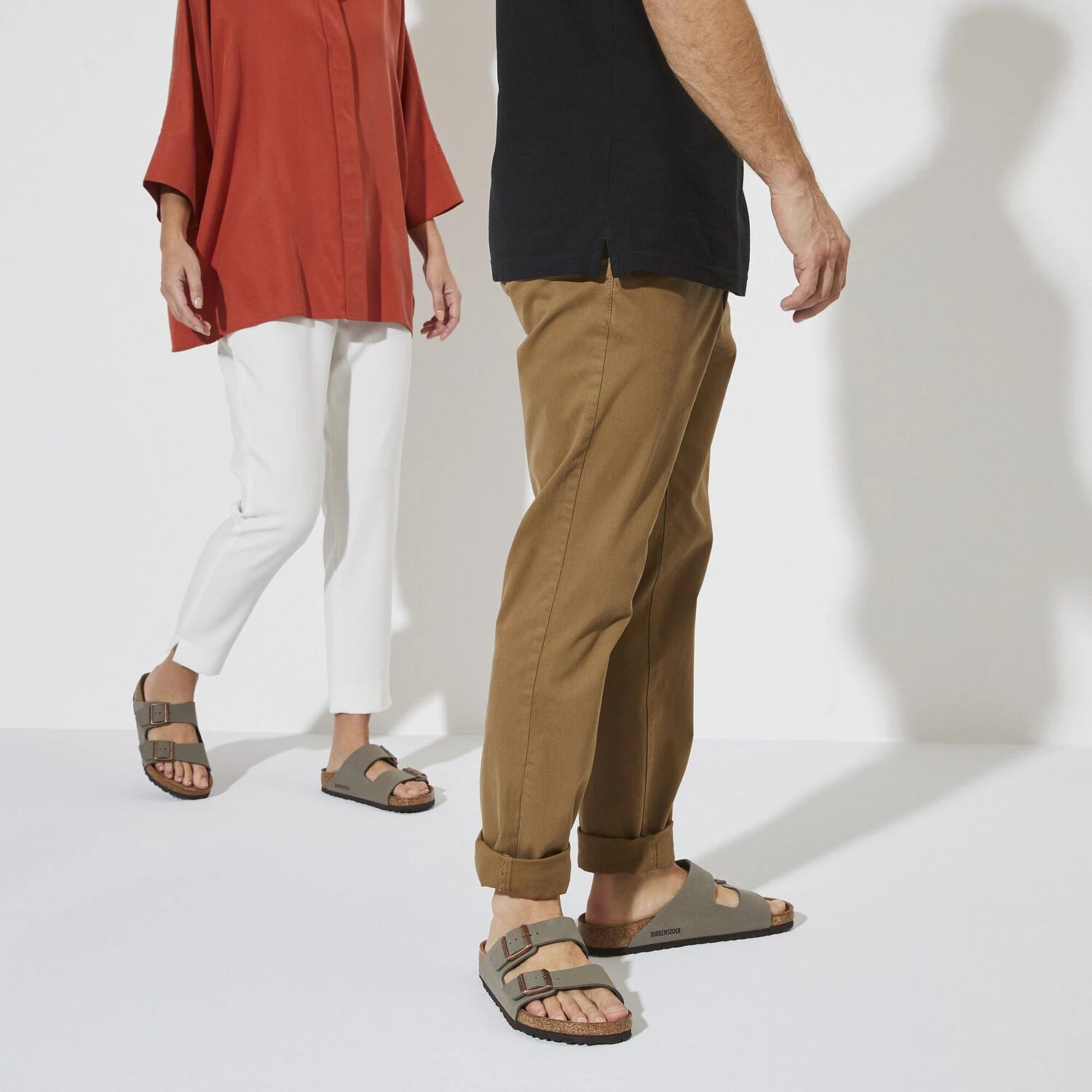 Men's BIRKENSTOCK Arizona Birkubuc Stone