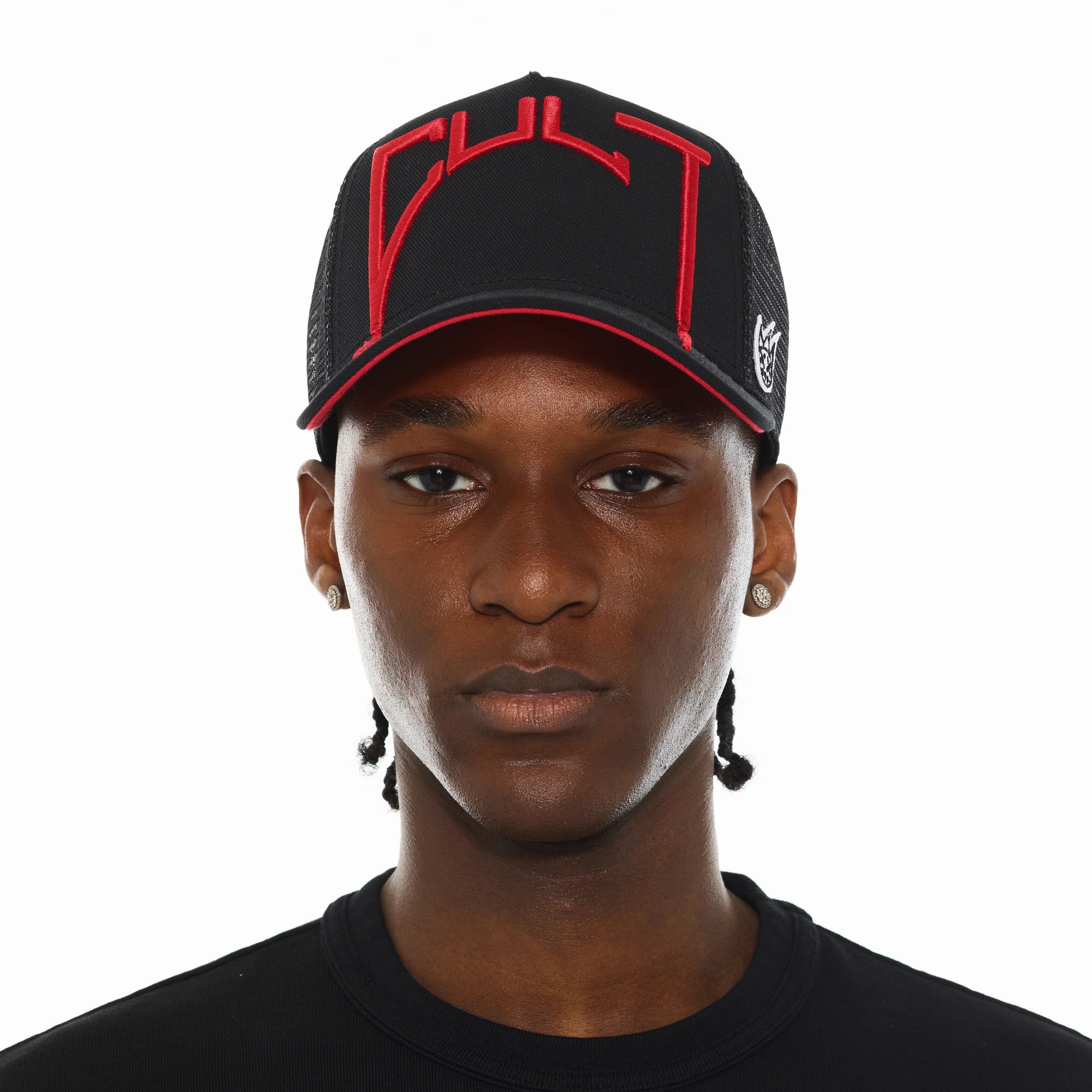 Cult of Individuality Arch Logo Trucker Hat Black