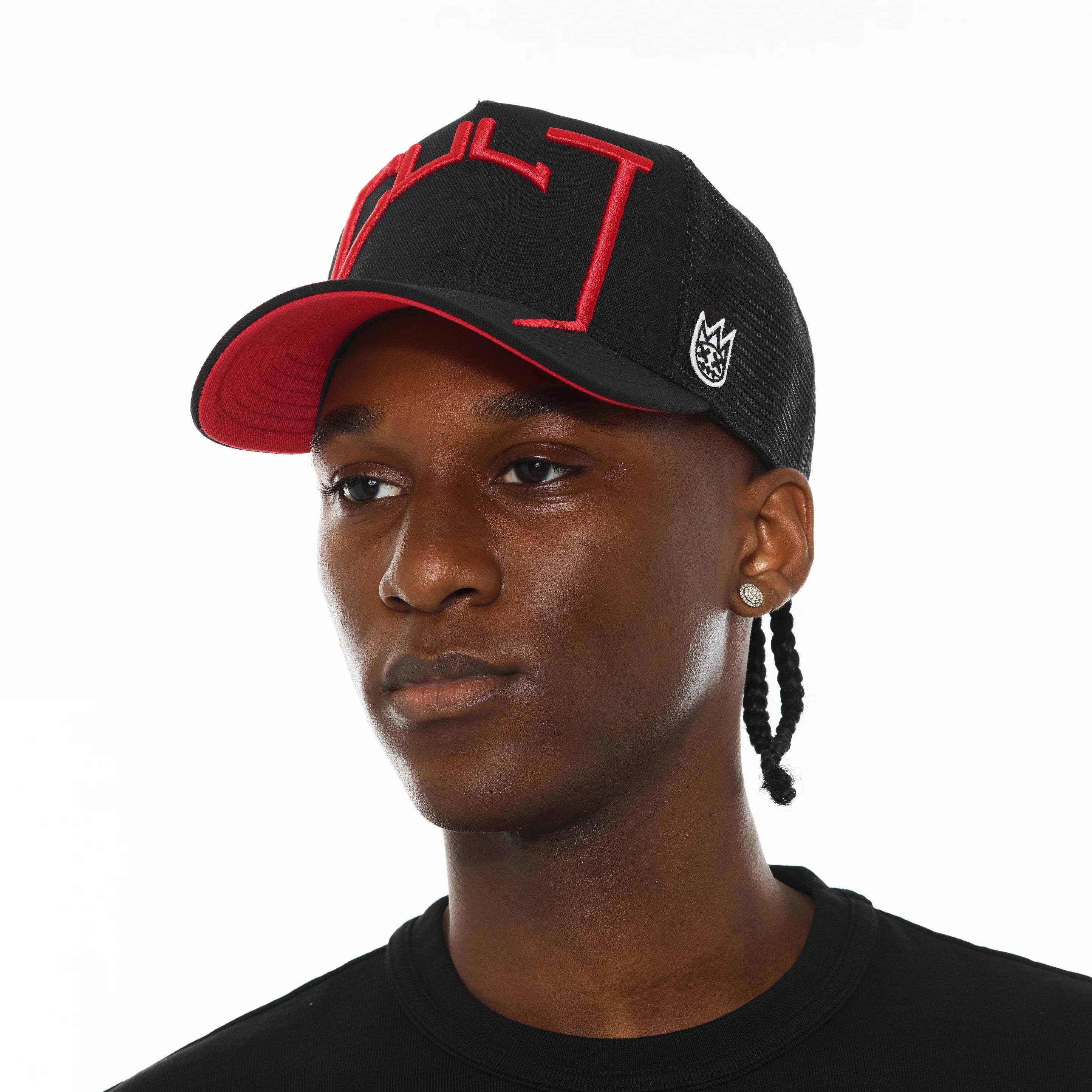 Cult of Individuality Arch Logo Trucker Hat Black