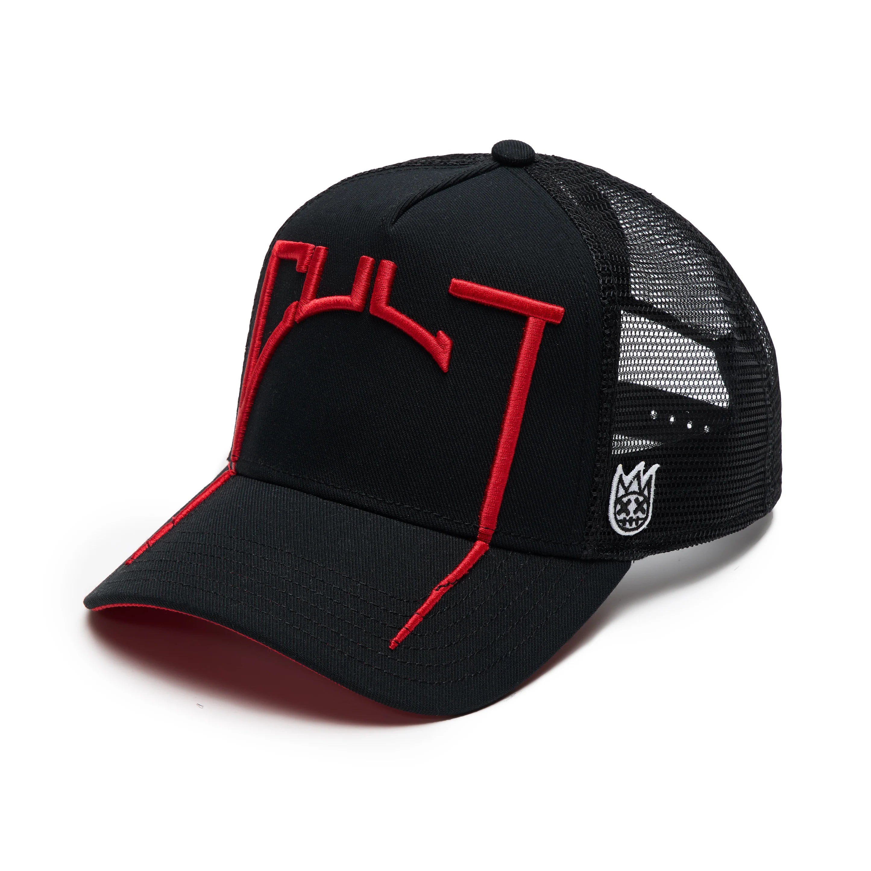 Cult of Individuality Arch Logo Trucker Hat Black