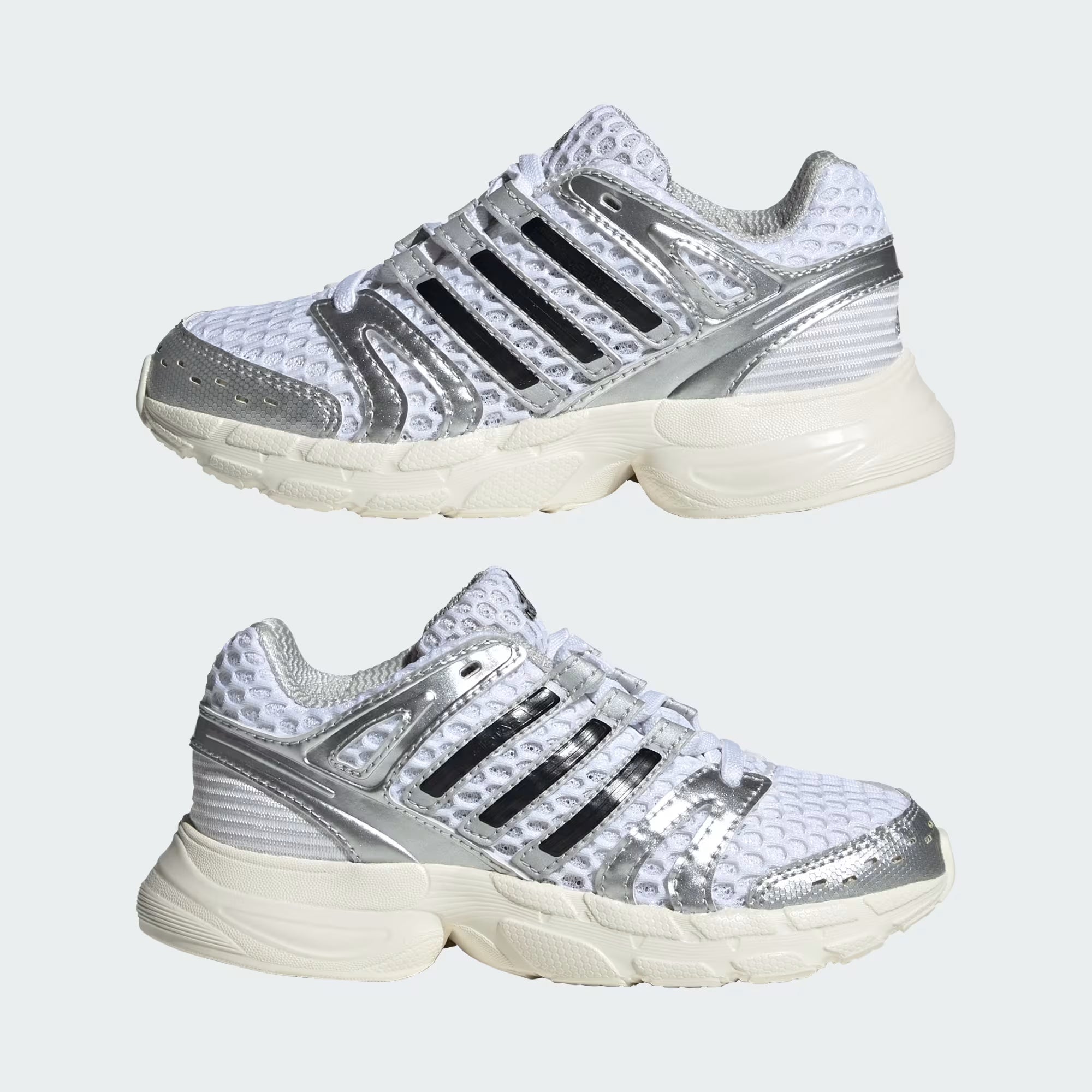 Little Kids adidas Originals Adistar Control 5 Elastic Lace Shoes Cloud White