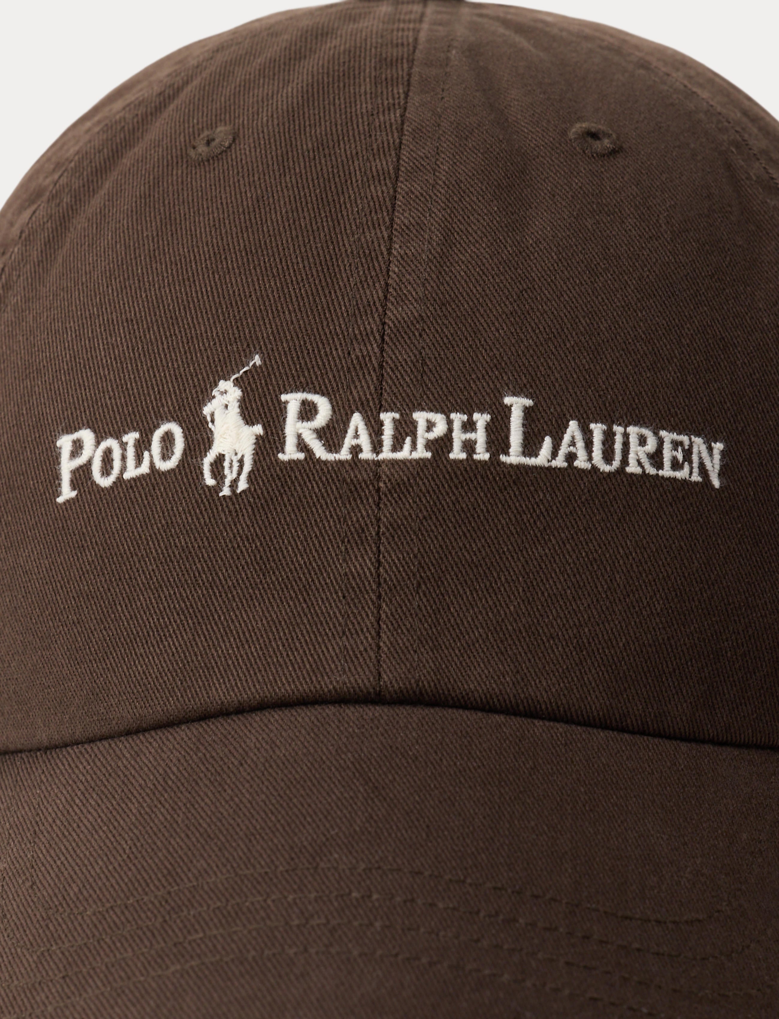 Men's Polo Ralph Lauren Cotton Twill Ball Cap Guide Nutmeg Brown