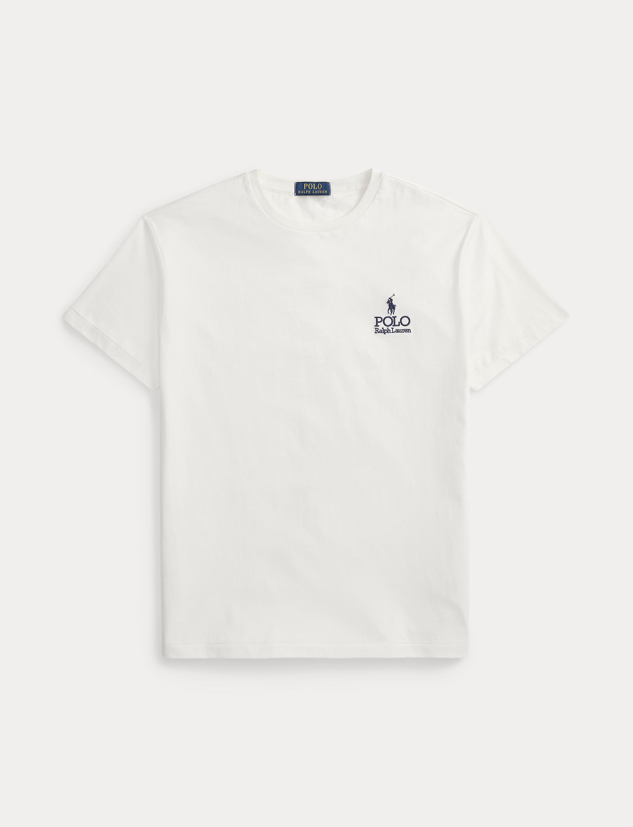 Men's Polo Ralph Lauren Classic Fit Logo Jersey T-Shirt White