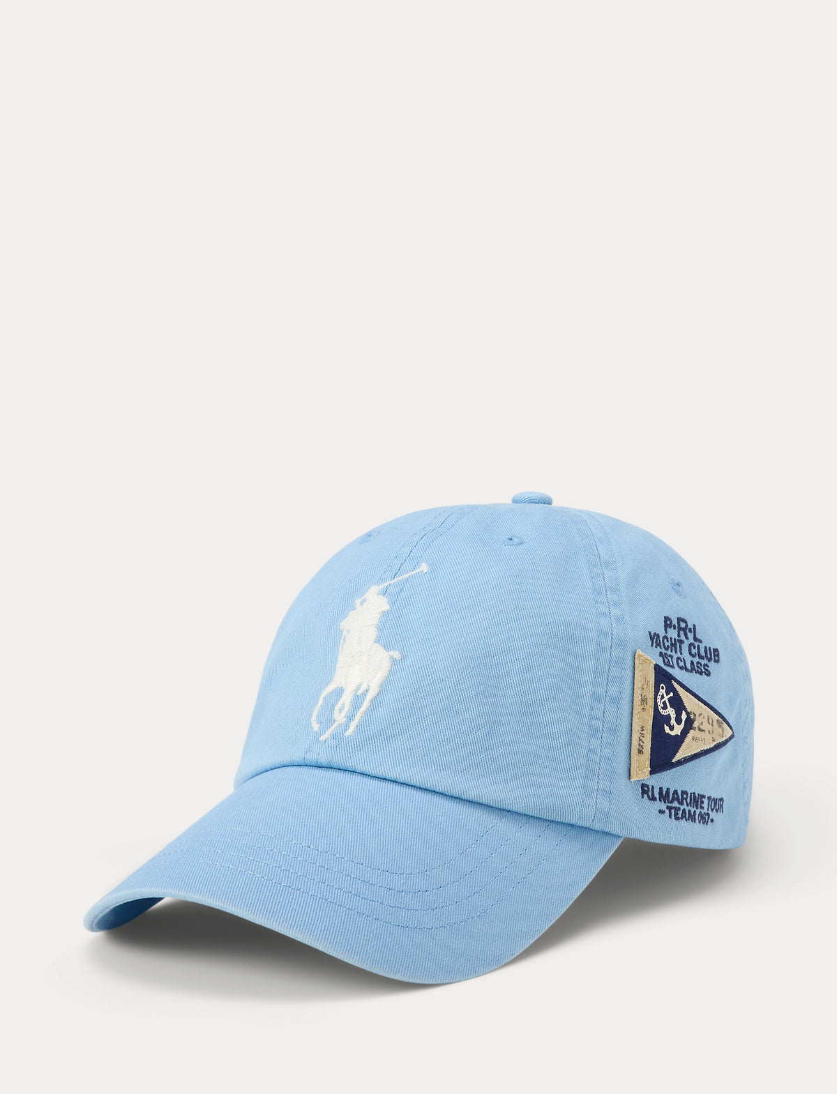 Unisex Polo Ralph Lauren Big Pony Twill Ball Cap Powder Blue