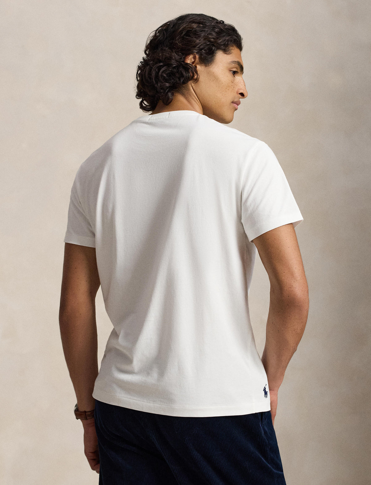 Men's Polo Ralph Lauren Classic Fit Logo Jersey T-Shirt White