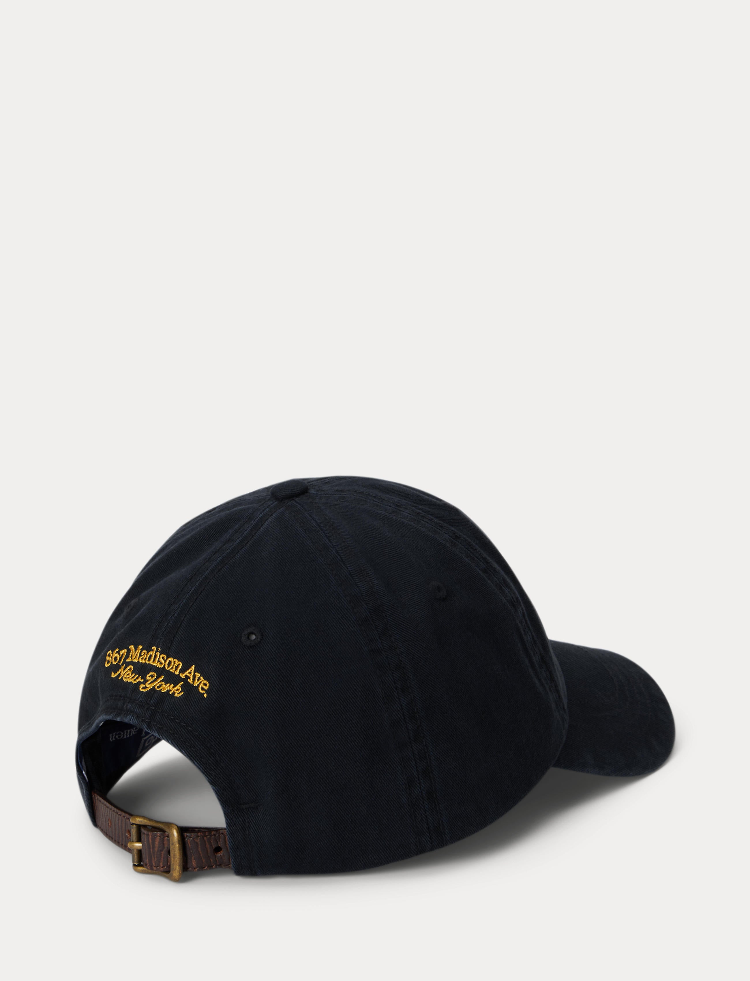Unisex Polo Ralph Lauren Very Ralph Twill Ball Cap Black