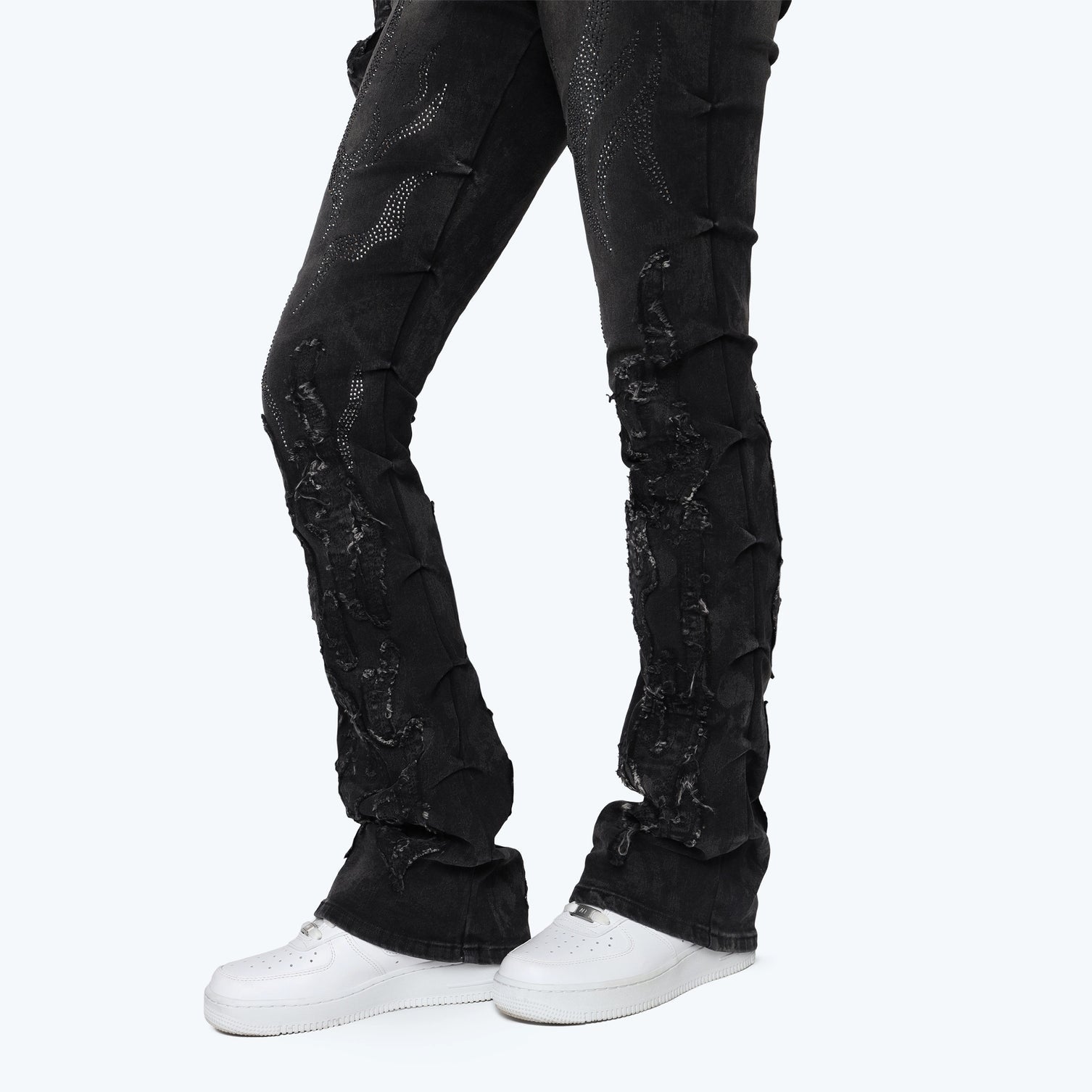 Women's Smoke Rise High Rise Stacked Side Pinched Jeans Derby Black