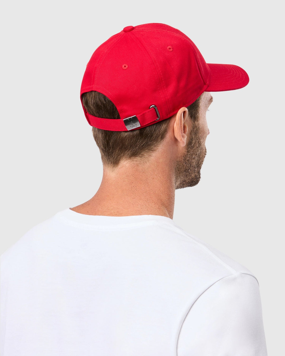 Men's Psycho Bunny Classic Baseball Cap Brilliant Red