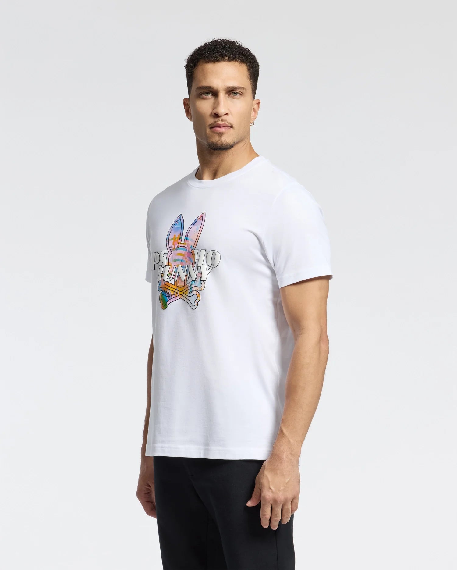 Men's Psycho Bunny Milos Graphic Tee White