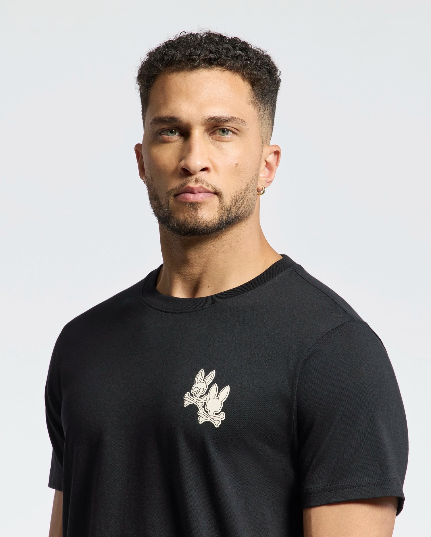 Men's Psycho Bunny Elliot Graphic Tee Black