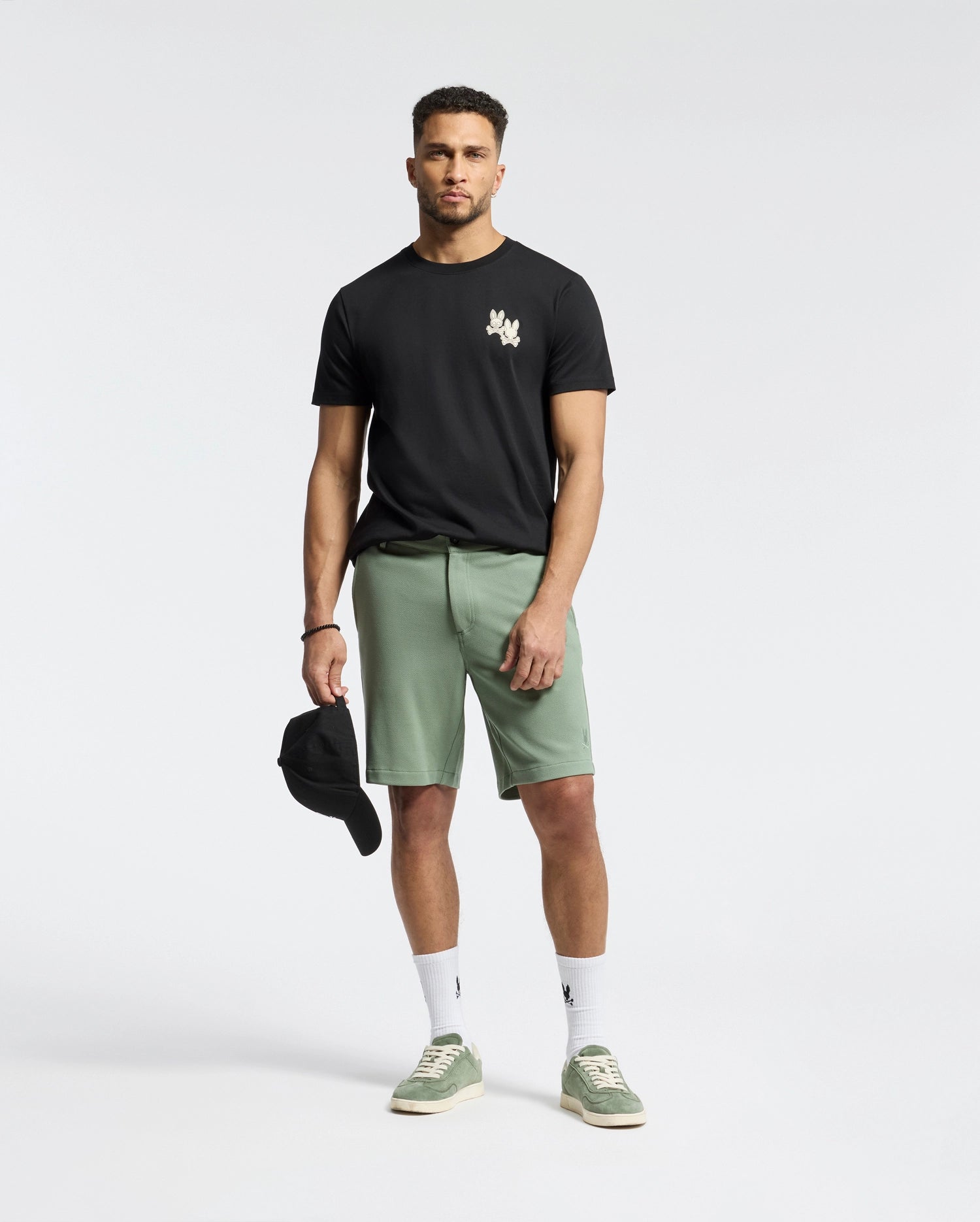 Men's Psycho Bunny Elliot Graphic Tee Black