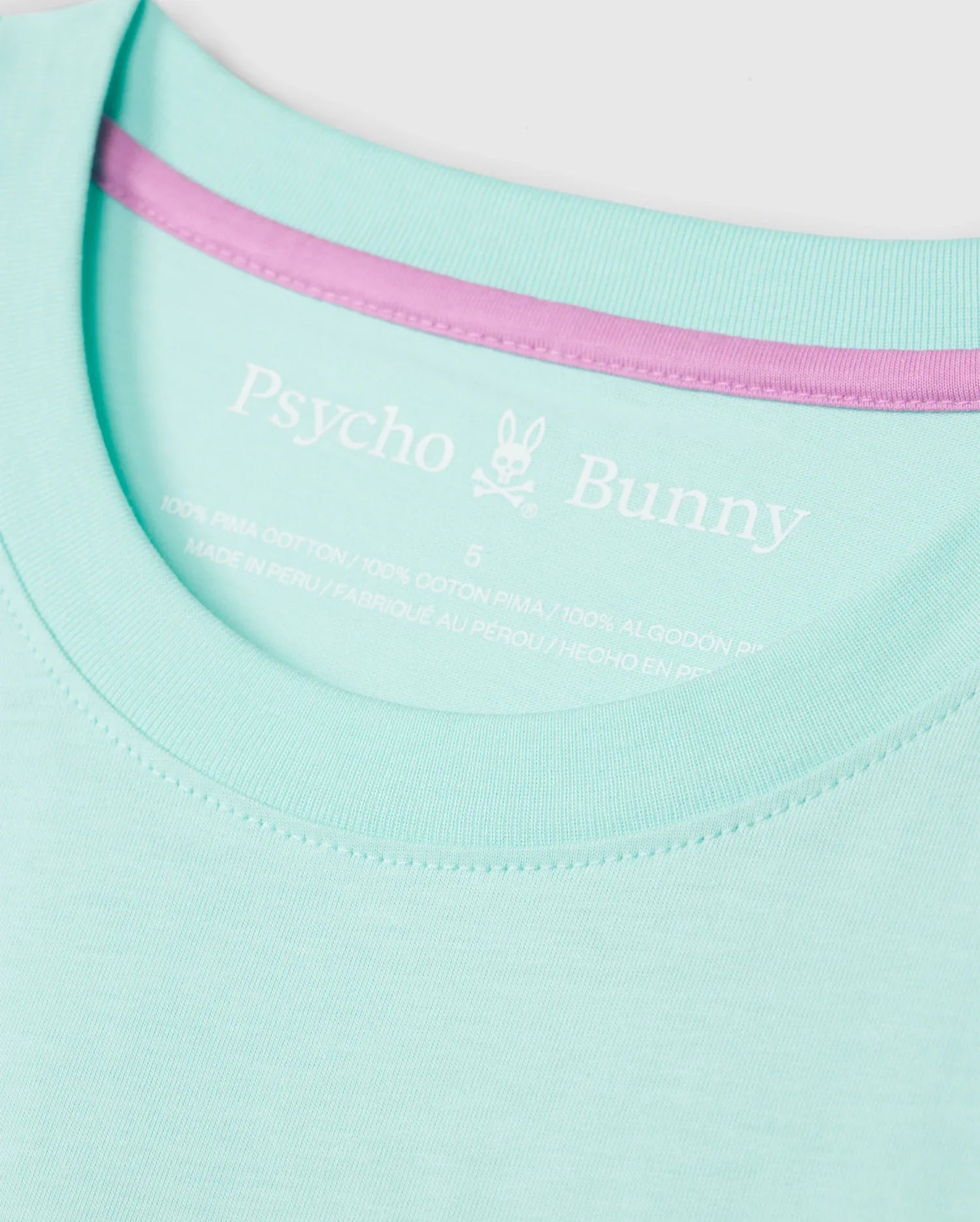 Men's Psycho Bunny Leonard Graphic Tee Beach Glass