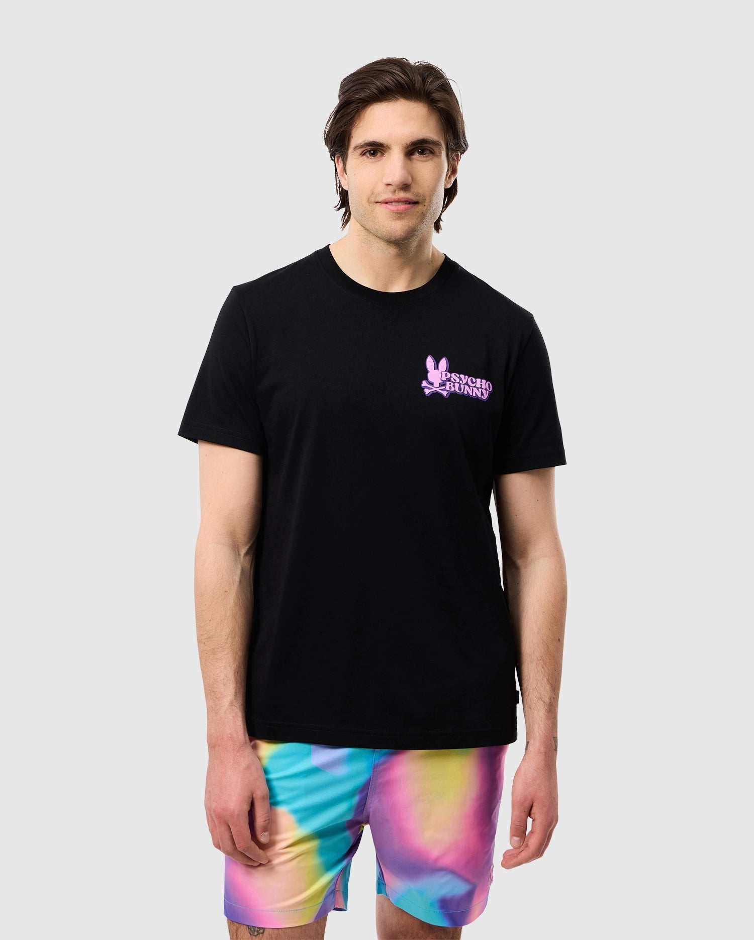 Men's Psycho Bunny Redland Graphic Tee Black