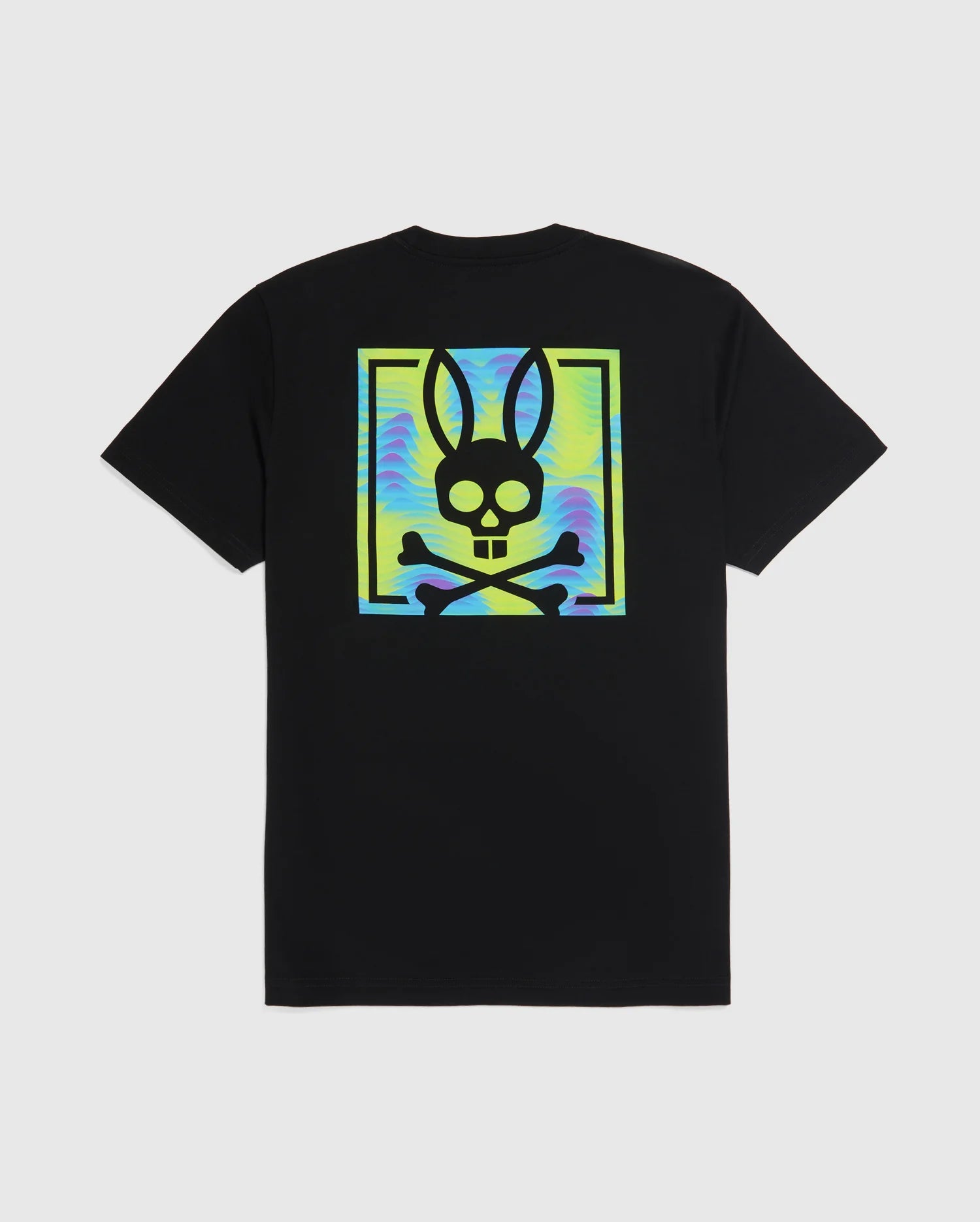 Men's Psycho Bunny Montgomery Back Graphic Tee Black