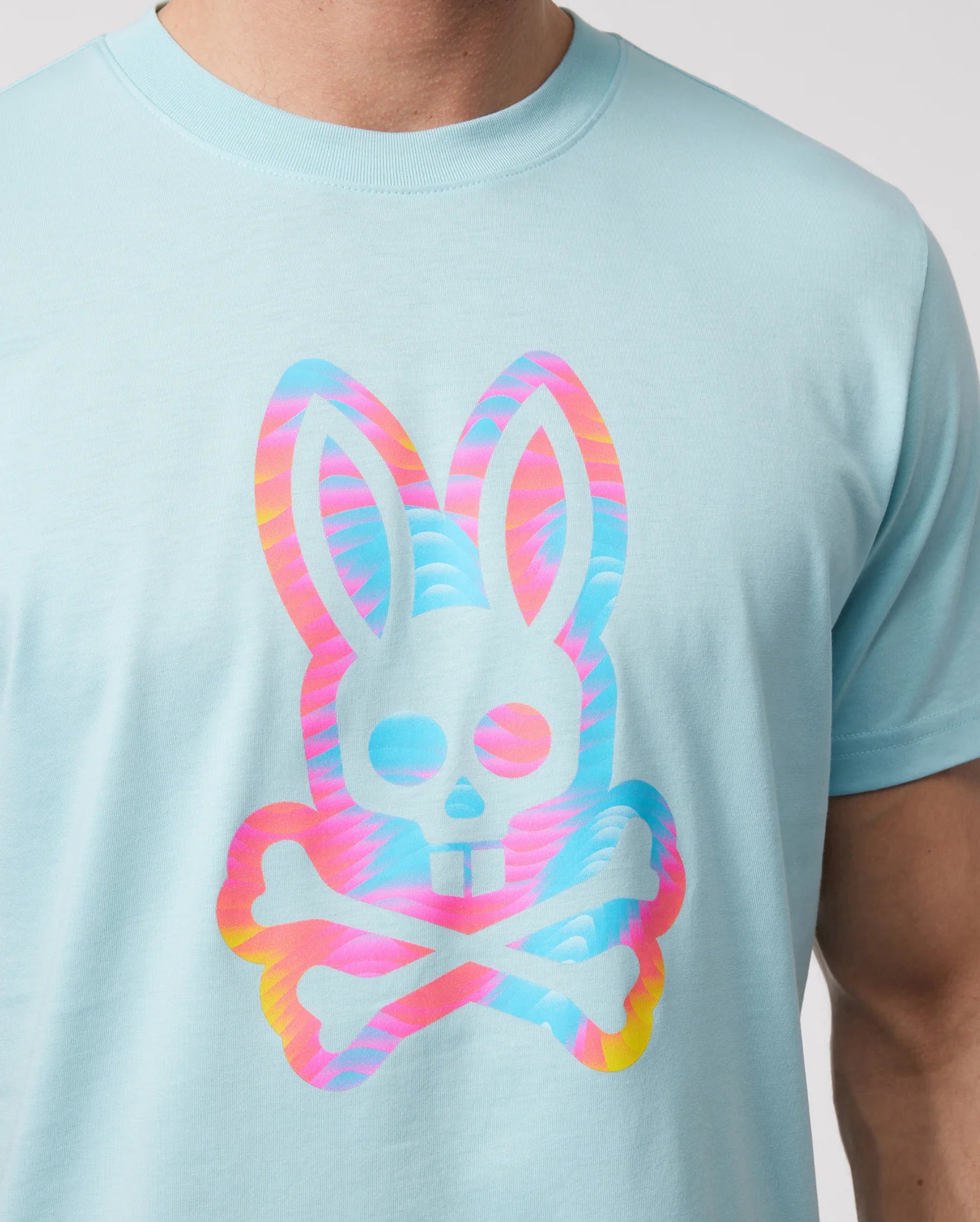Men's Psycho Bunny Montgomery Graphic Tee Seafoam