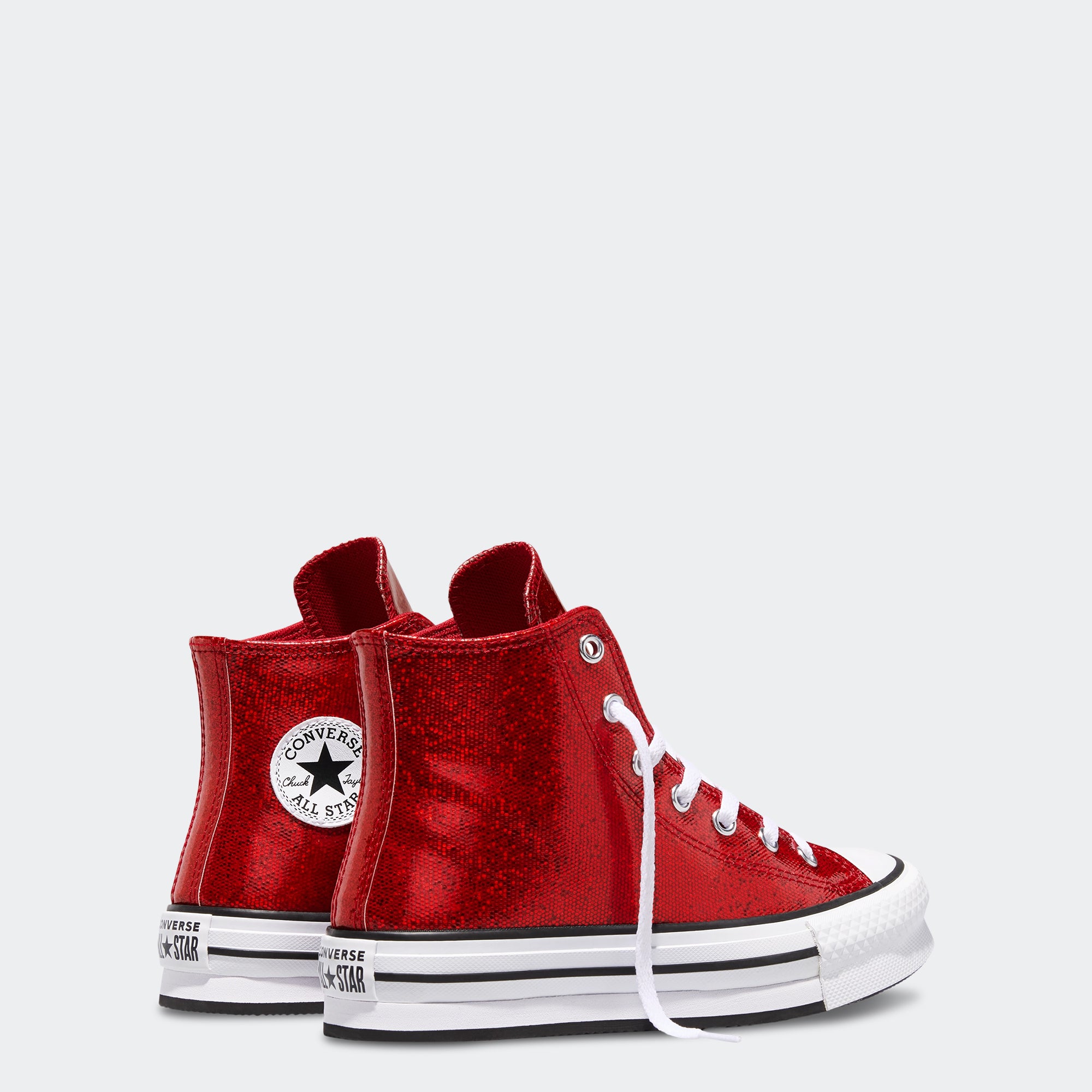 Big Kid Converse Chuck Taylor All Star EVA Lift Platform Wine Red / White