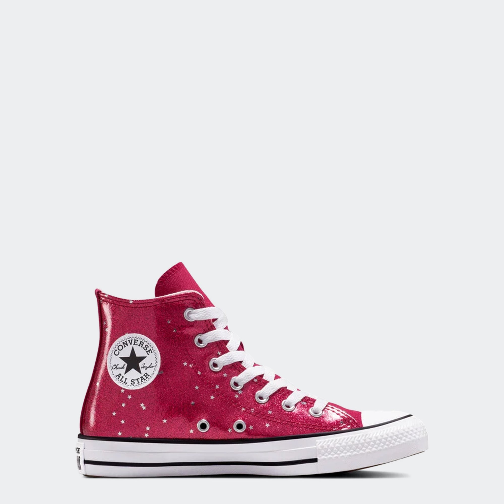 Big Kid Converse Chuck Taylor All Star Glitter Sporty Berry / White / Egret
