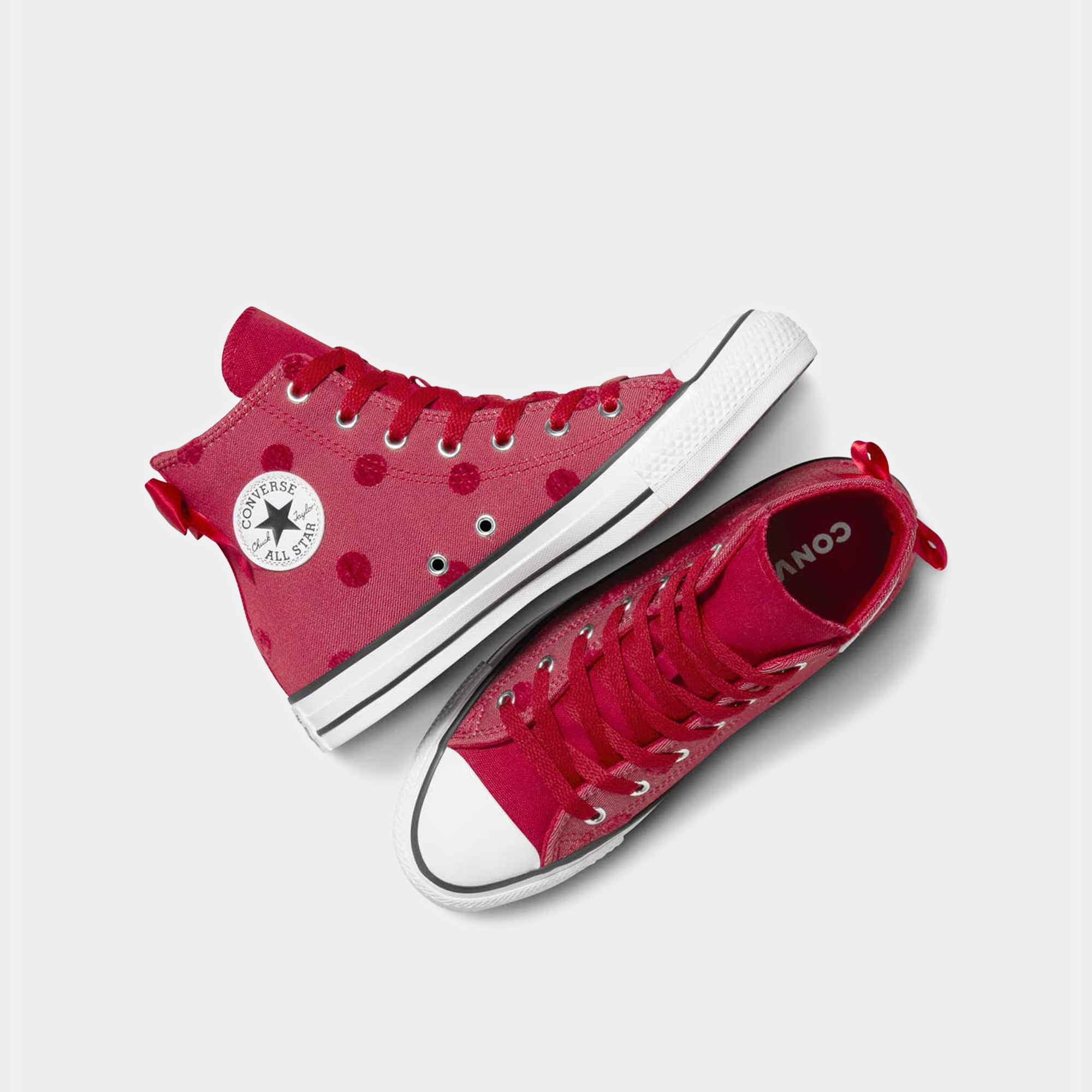 Big Kid Converse Chuck Taylor All Star Hi Bows Shoes Days Ahead / White