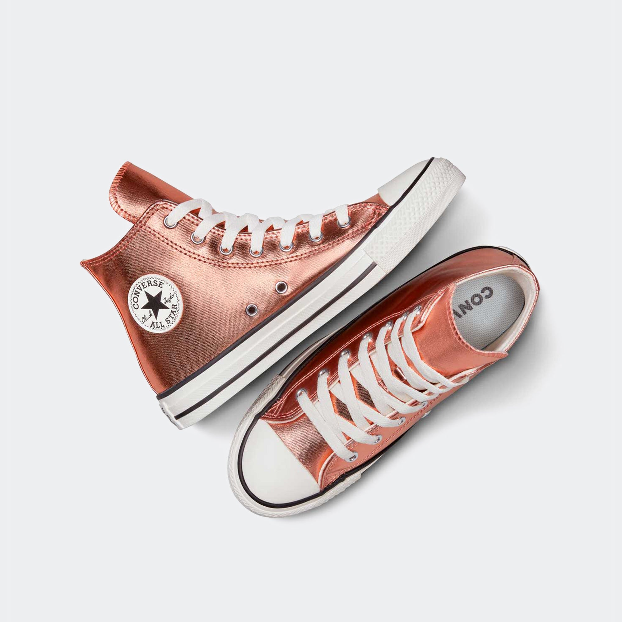 Big Kid Converse Chuck Taylor All Star Metallic Gold / Egret / Black