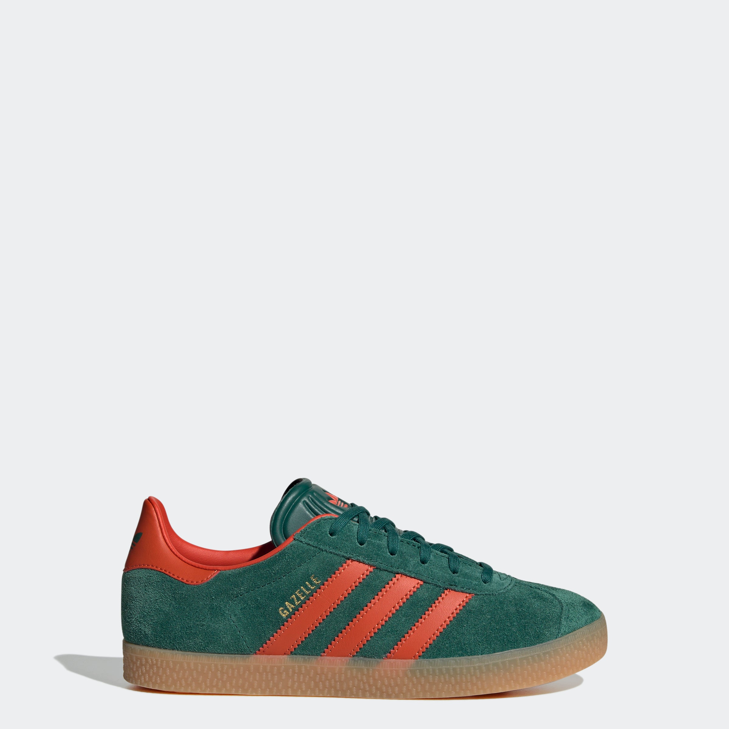 Big Kids adidas Originals Gazelle Shoes Collegiate Green