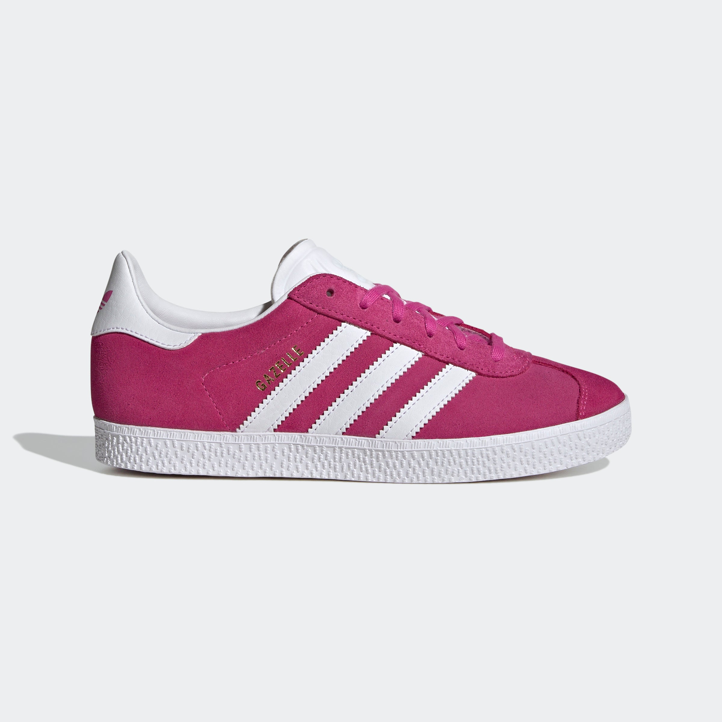 Big Kids adidas Originals Gazelle Shoes Semi Lucid Fuchsia