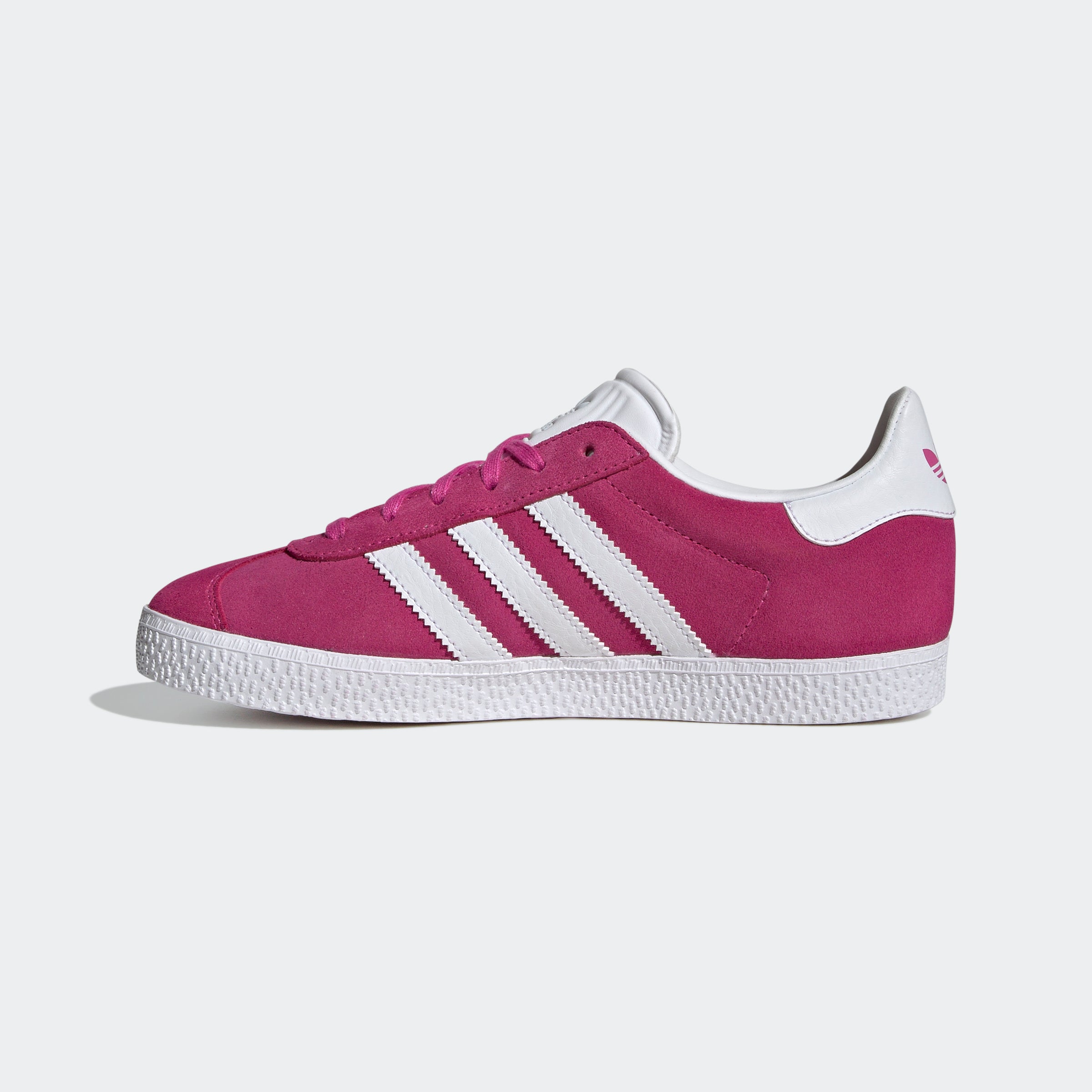 Big Kids adidas Originals Gazelle Shoes Semi Lucid Fuchsia
