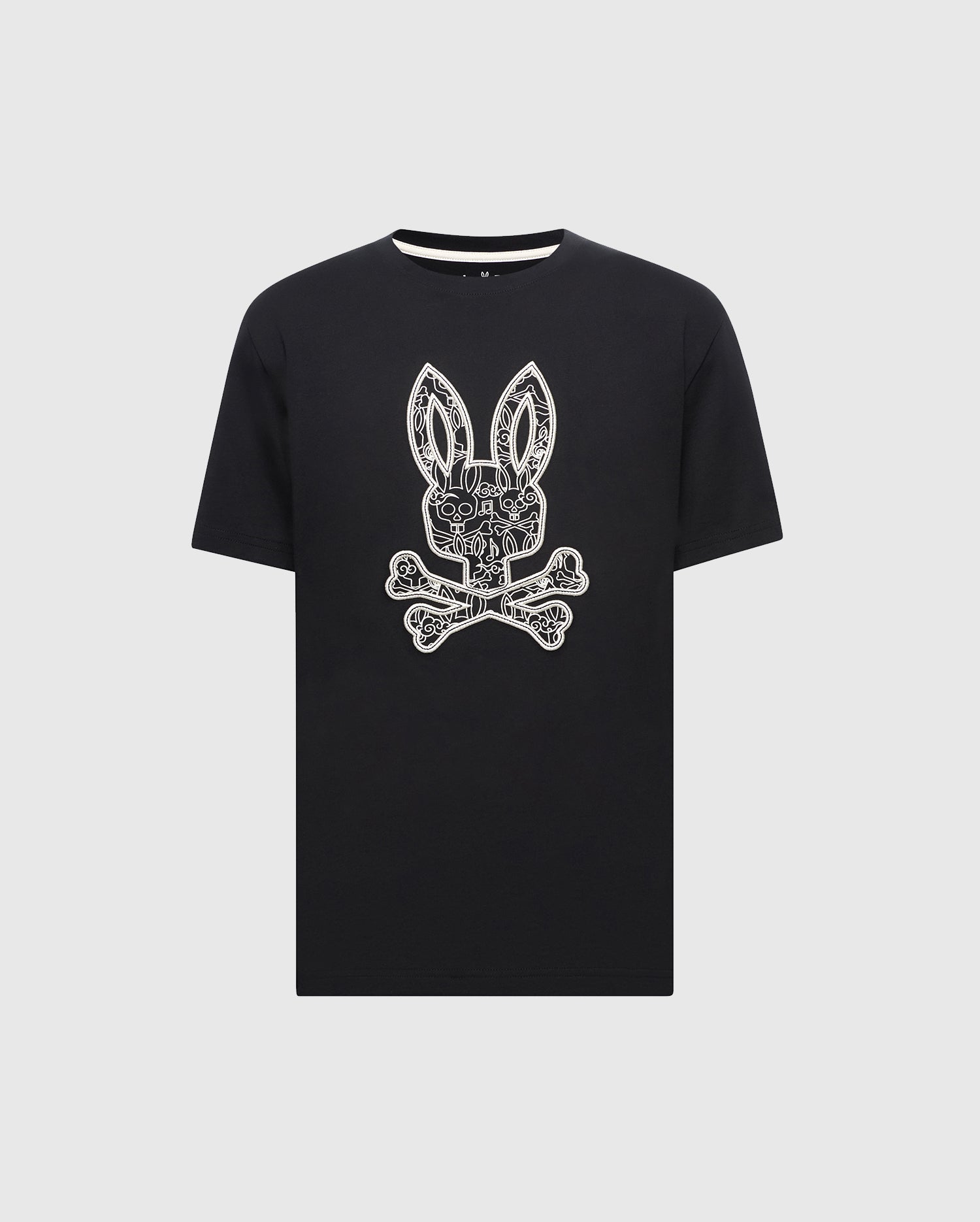 Men's Psycho Bunny Oscar Bunny Graphic Tee Black
