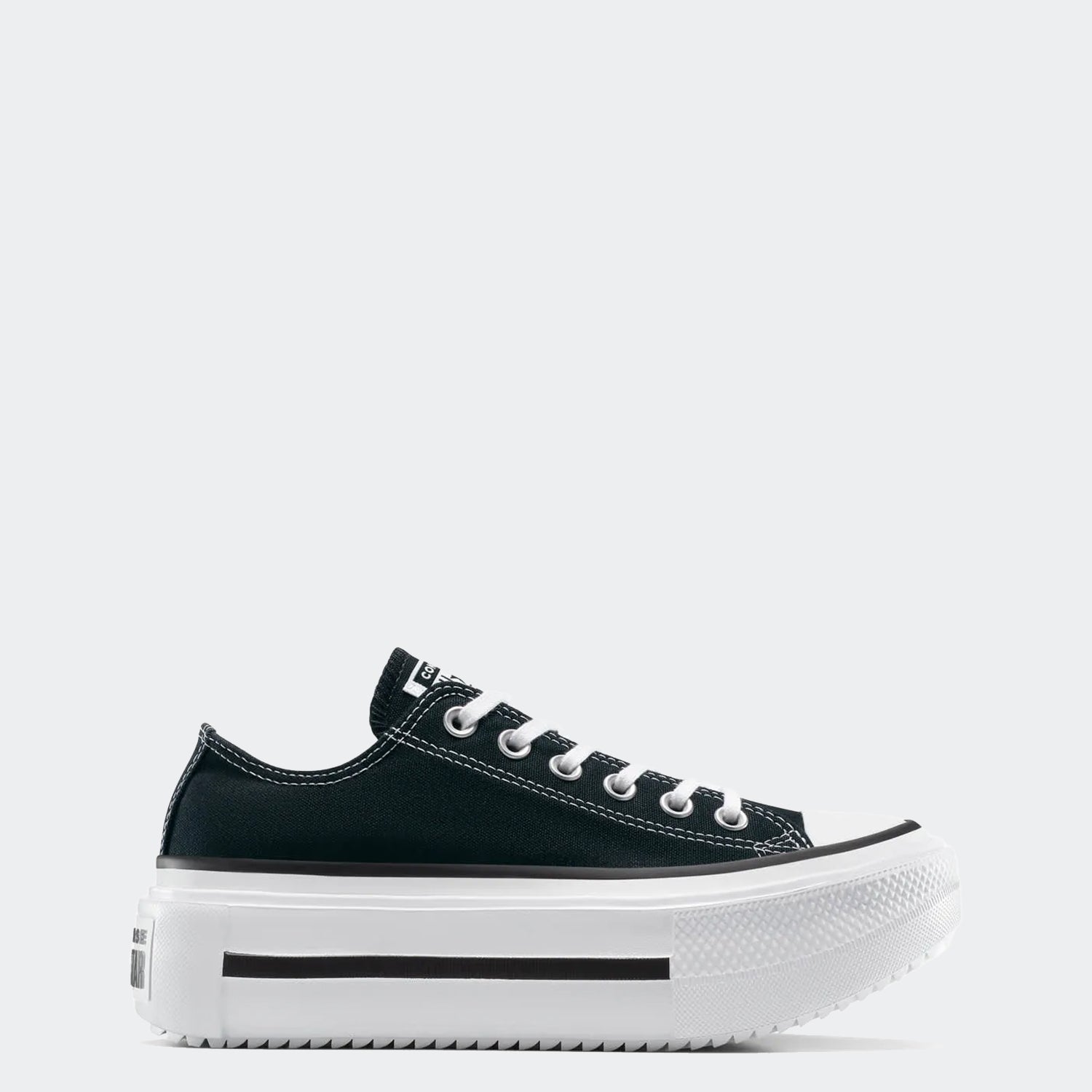 Unisex Converse Chuck Taylor All Star Lift Double Stack Ox Shoes Black / White / Black