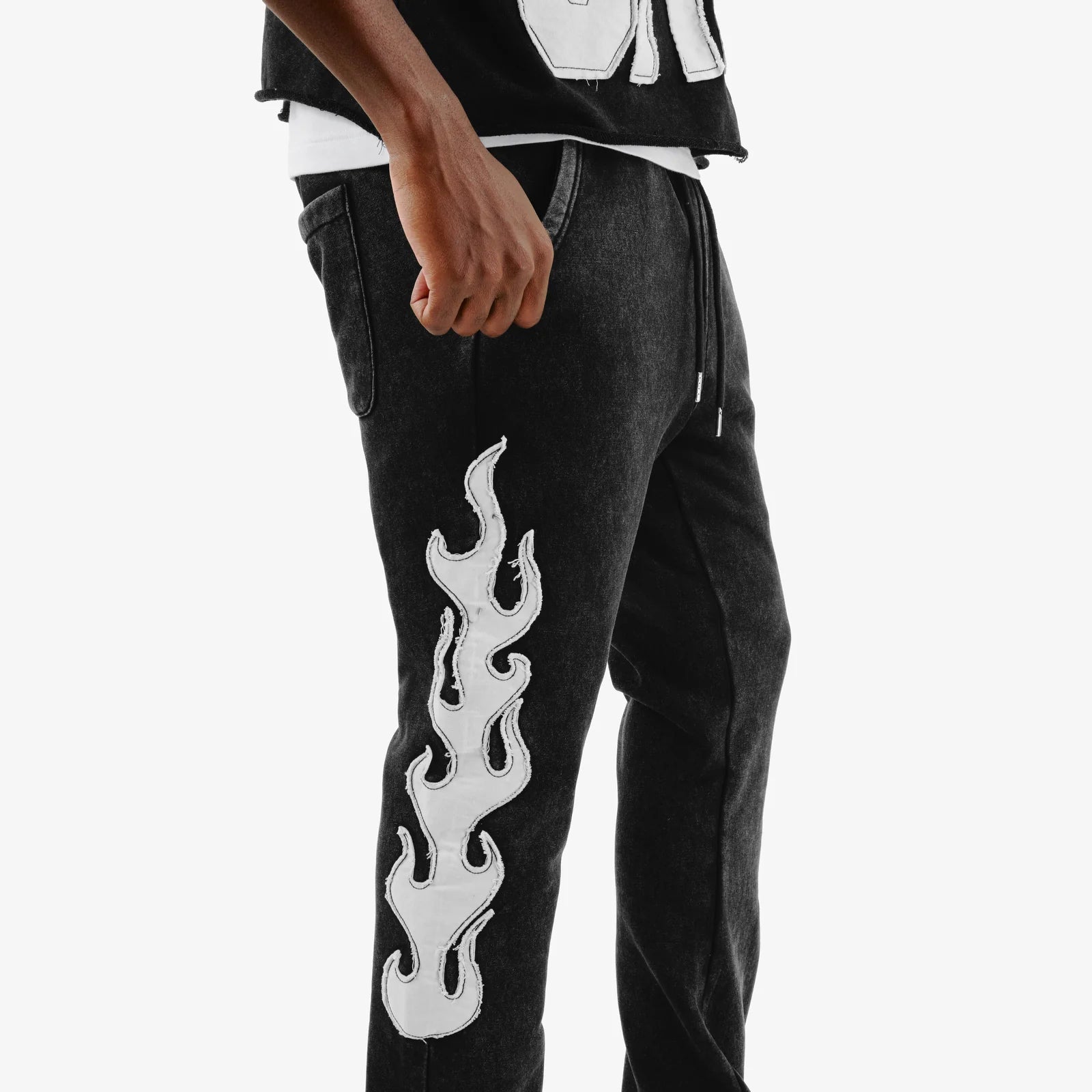 Men's Copper Rivet Saints Pants Black