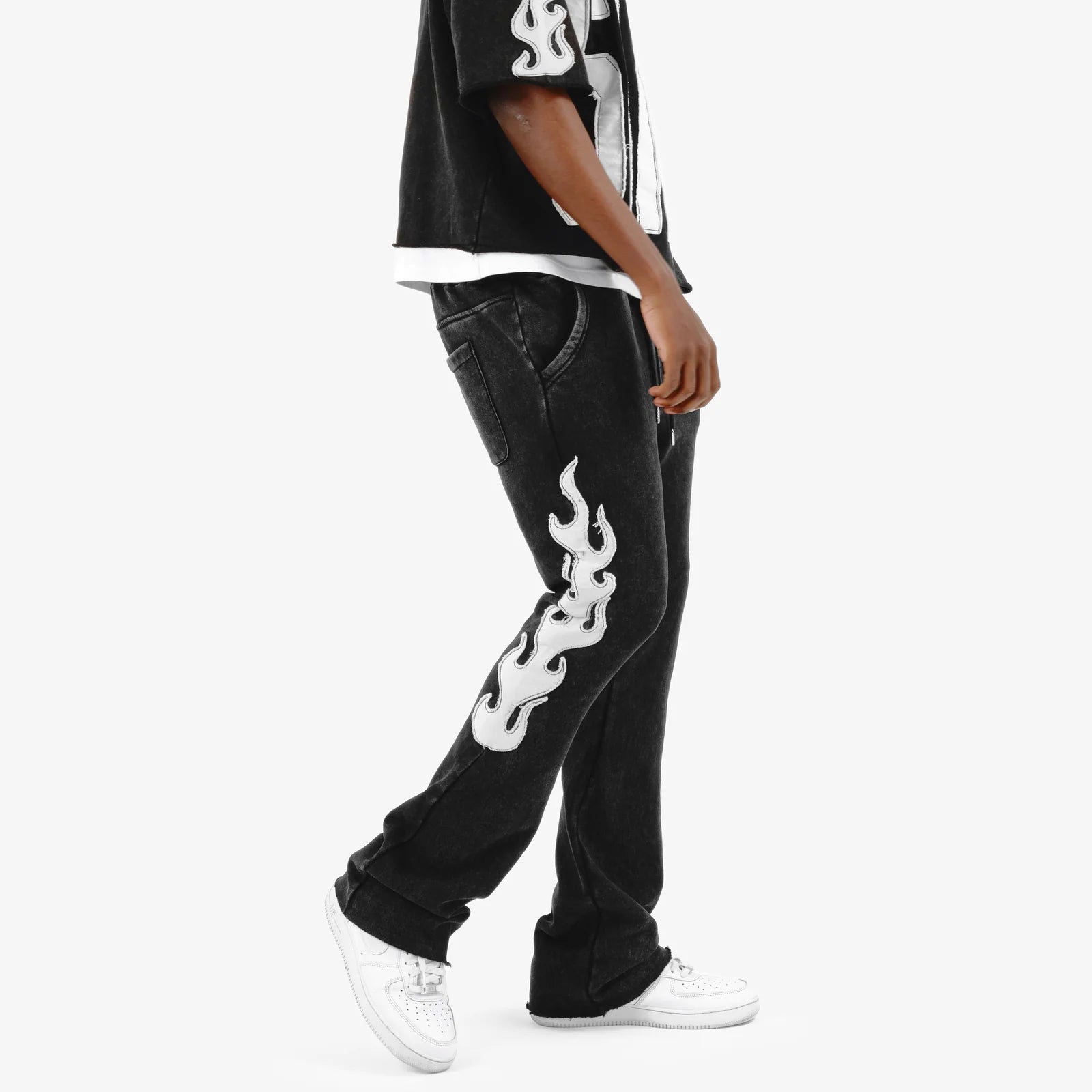 Men's Copper Rivet Saints Pants Black