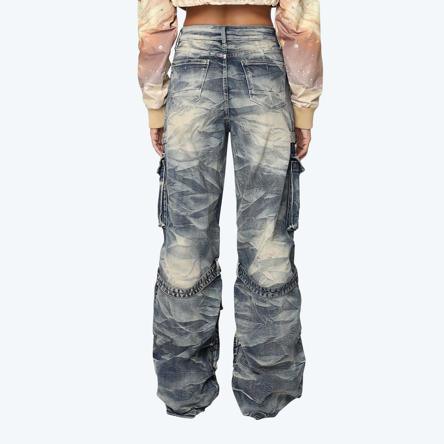 Women's Smoke Rise High Rise Wide Leg Jeans Blue Toast