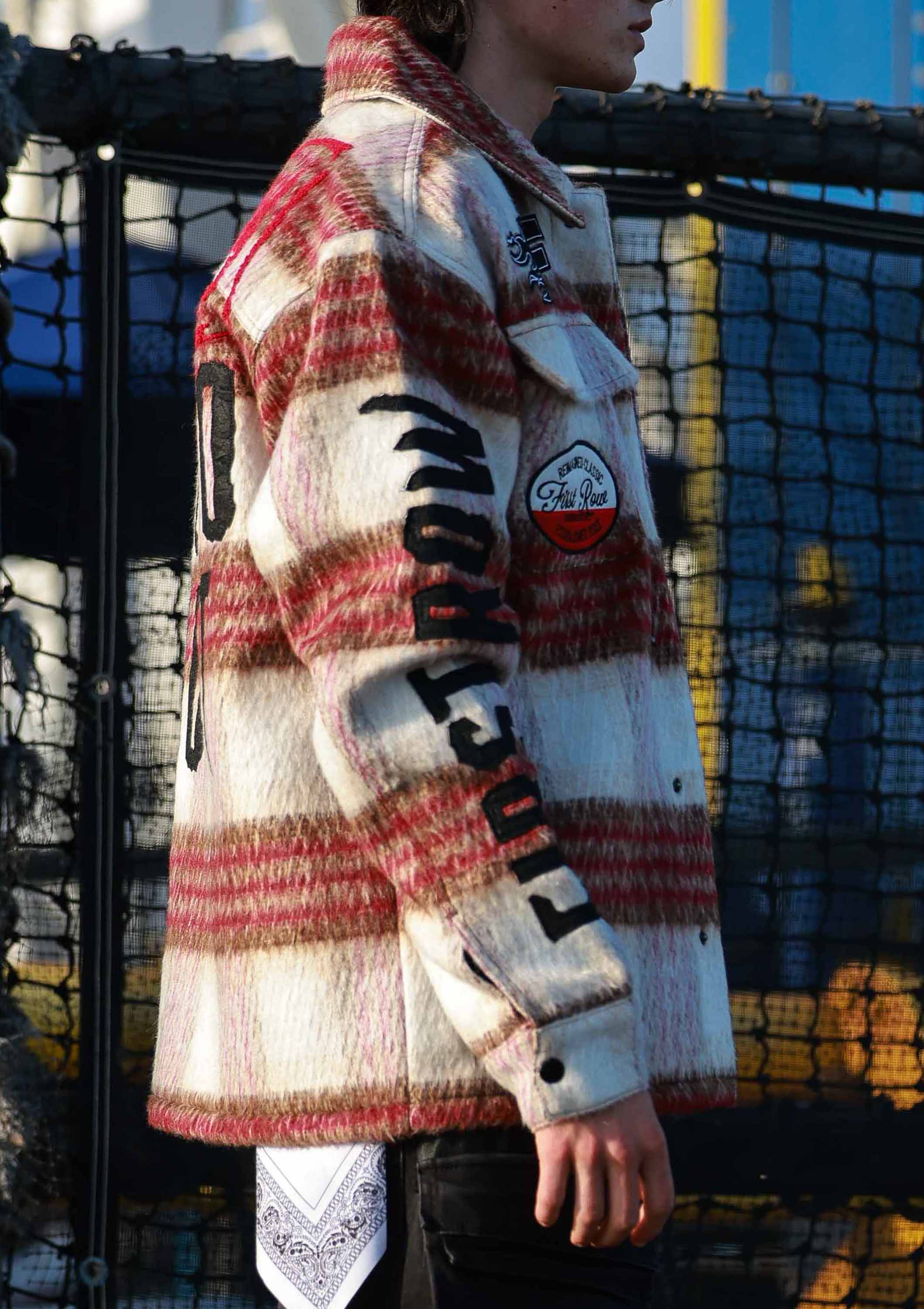 Men's First Row Caution Not So Quiet Shacket Burgundy