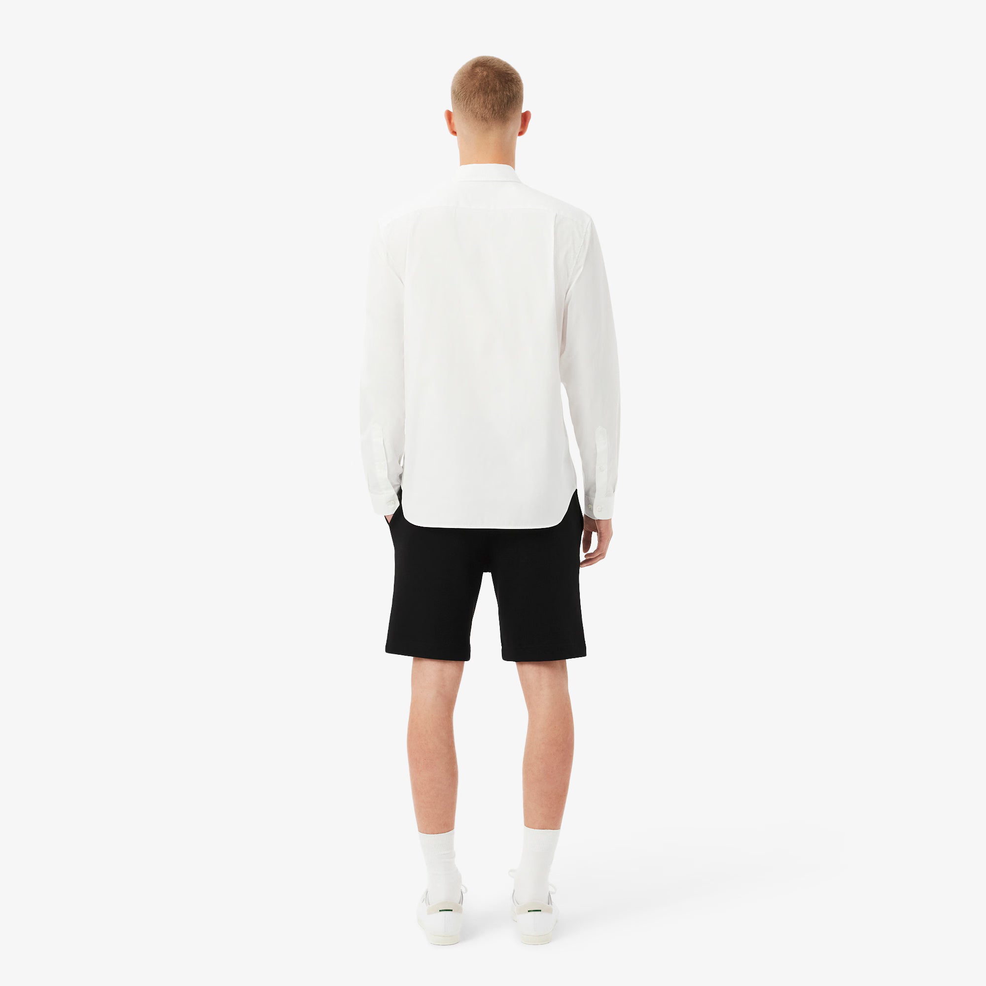 Men's Lacoste Regular Fit Fleece Shorts Black