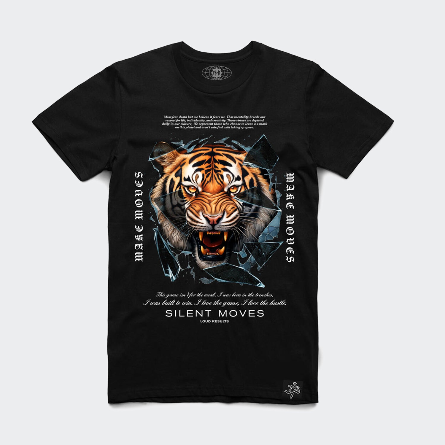 Men's Hasta Muerte Tiger Silent Moves Tee Black