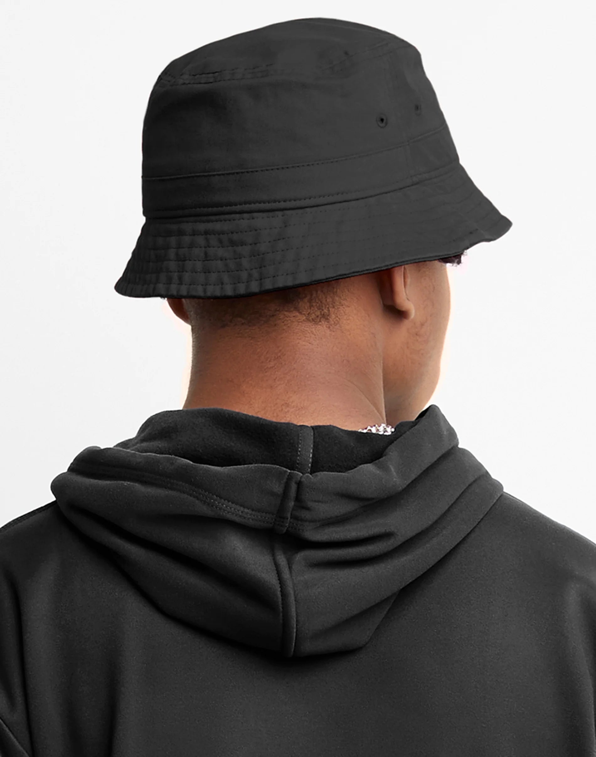 Unisex Champion Garment Washed Bucket Hat Black