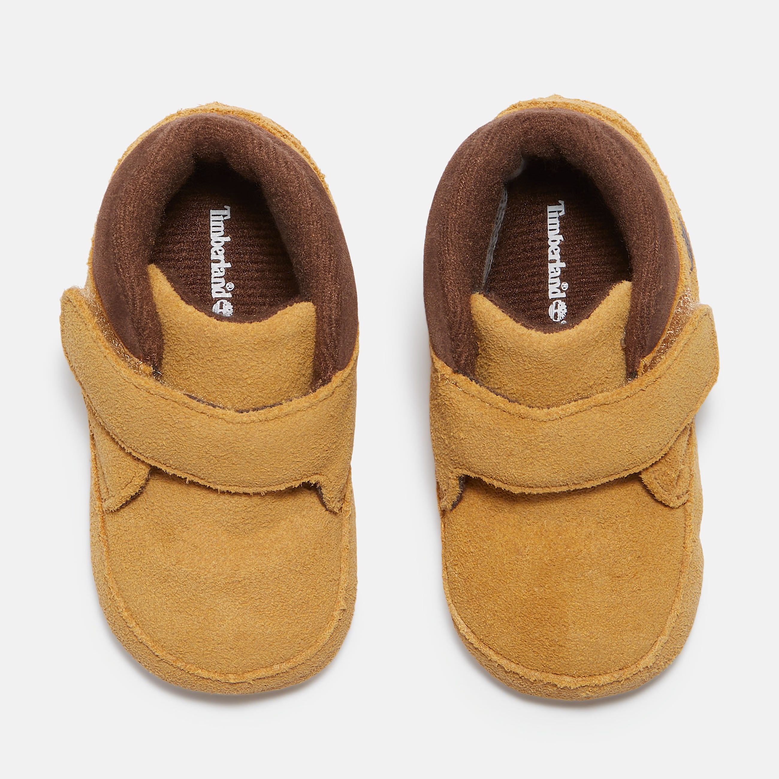 Infant Timberland Crib Bootie Mid Hook-and-Loop Boot Wheat Suede