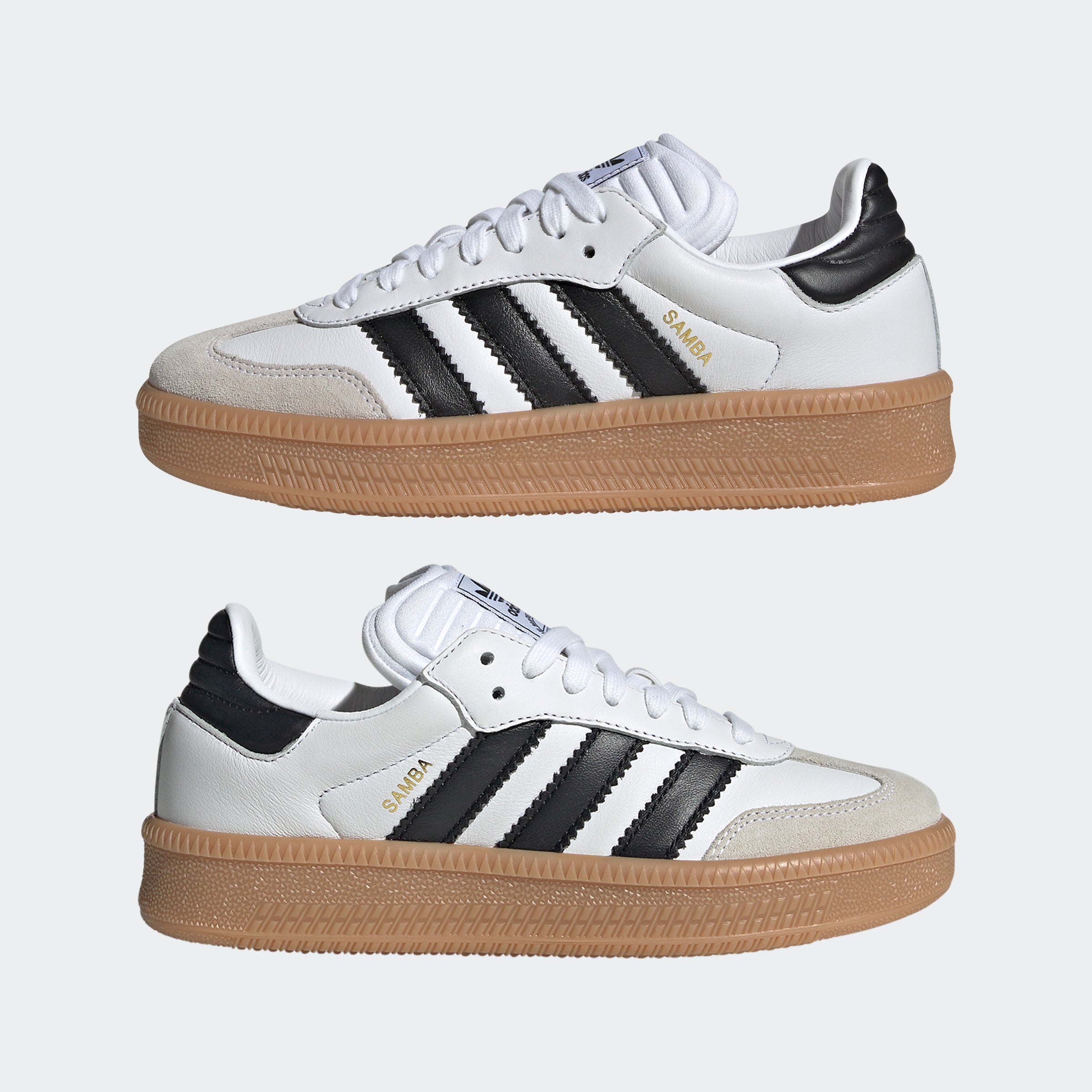 Big Kids adidas Originals Samba XLG Shoes Cloud White