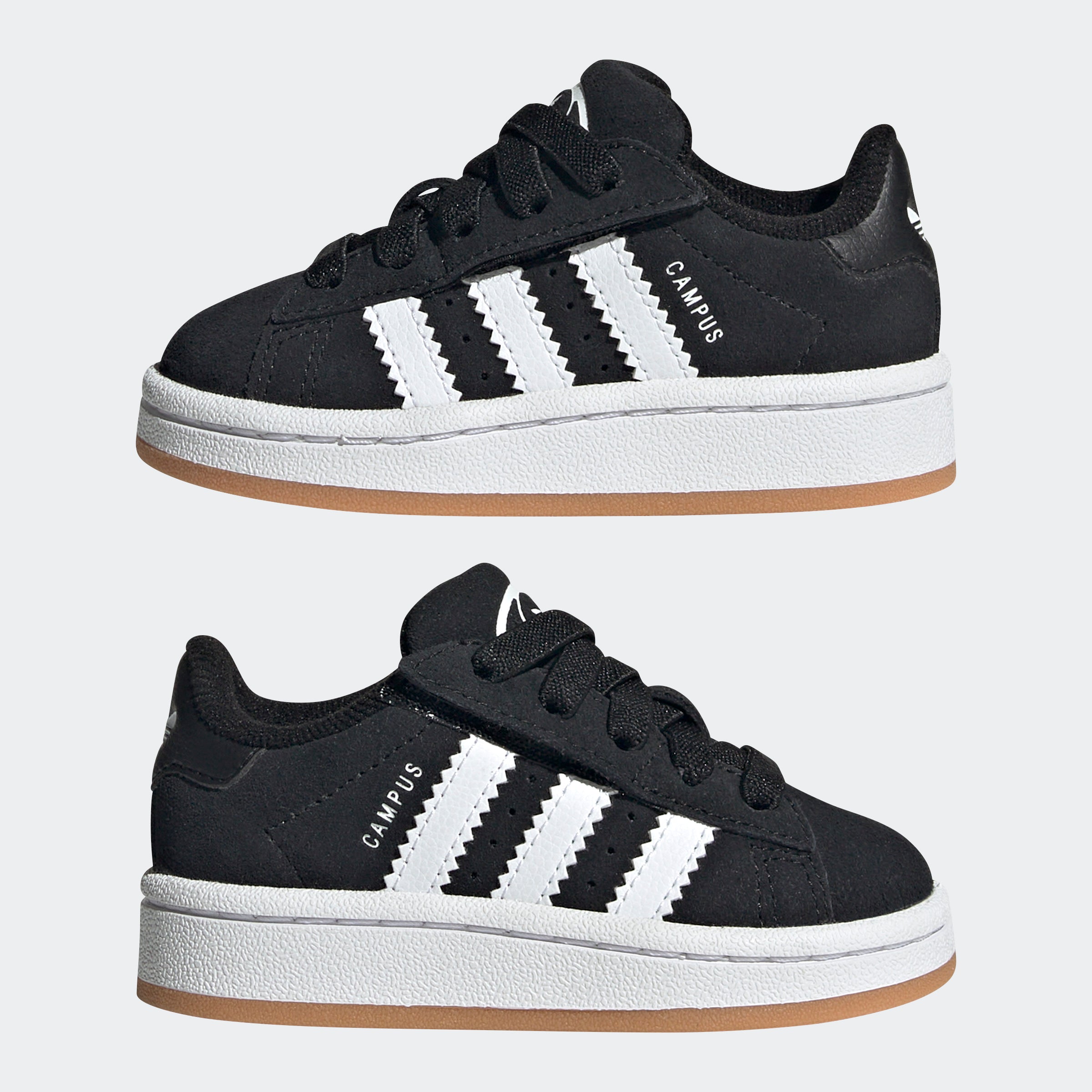 Toddlers adidas Originals Campus 00s Comfort Closure Elastic Lace Shoes Black