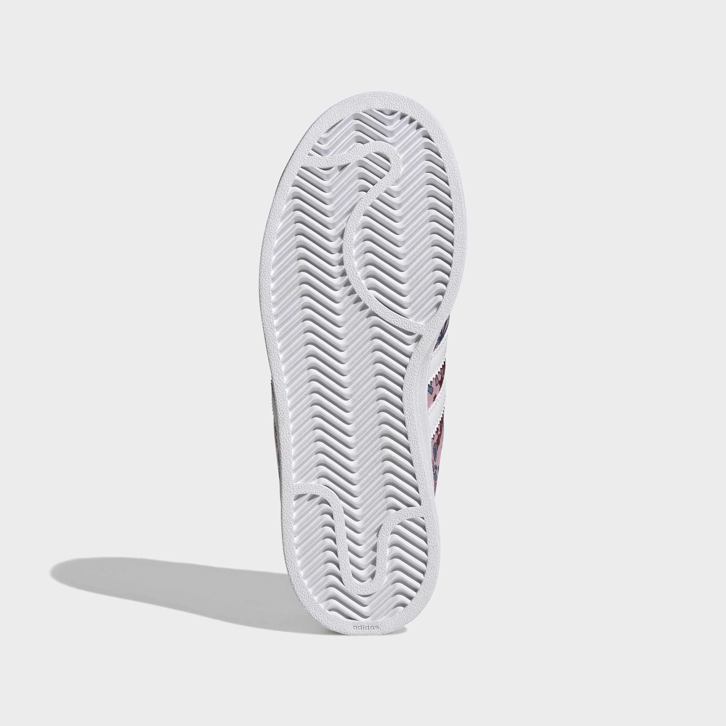 Big Kids adidas Originals Superstar II x Liberty London Shoes Clear Pink