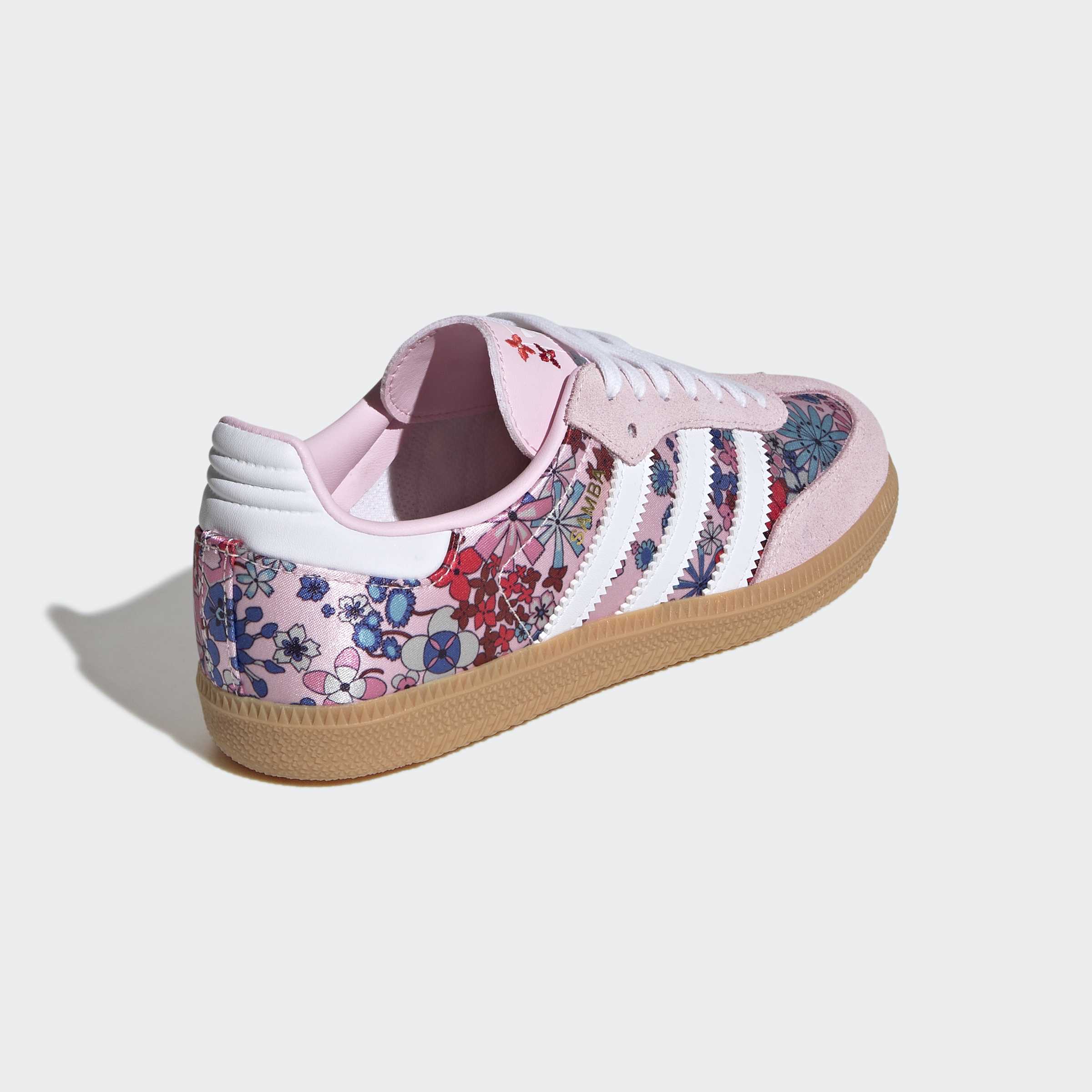 Big Kids adidas Originals Samba OG x Liberty London Shoes Clear Pink