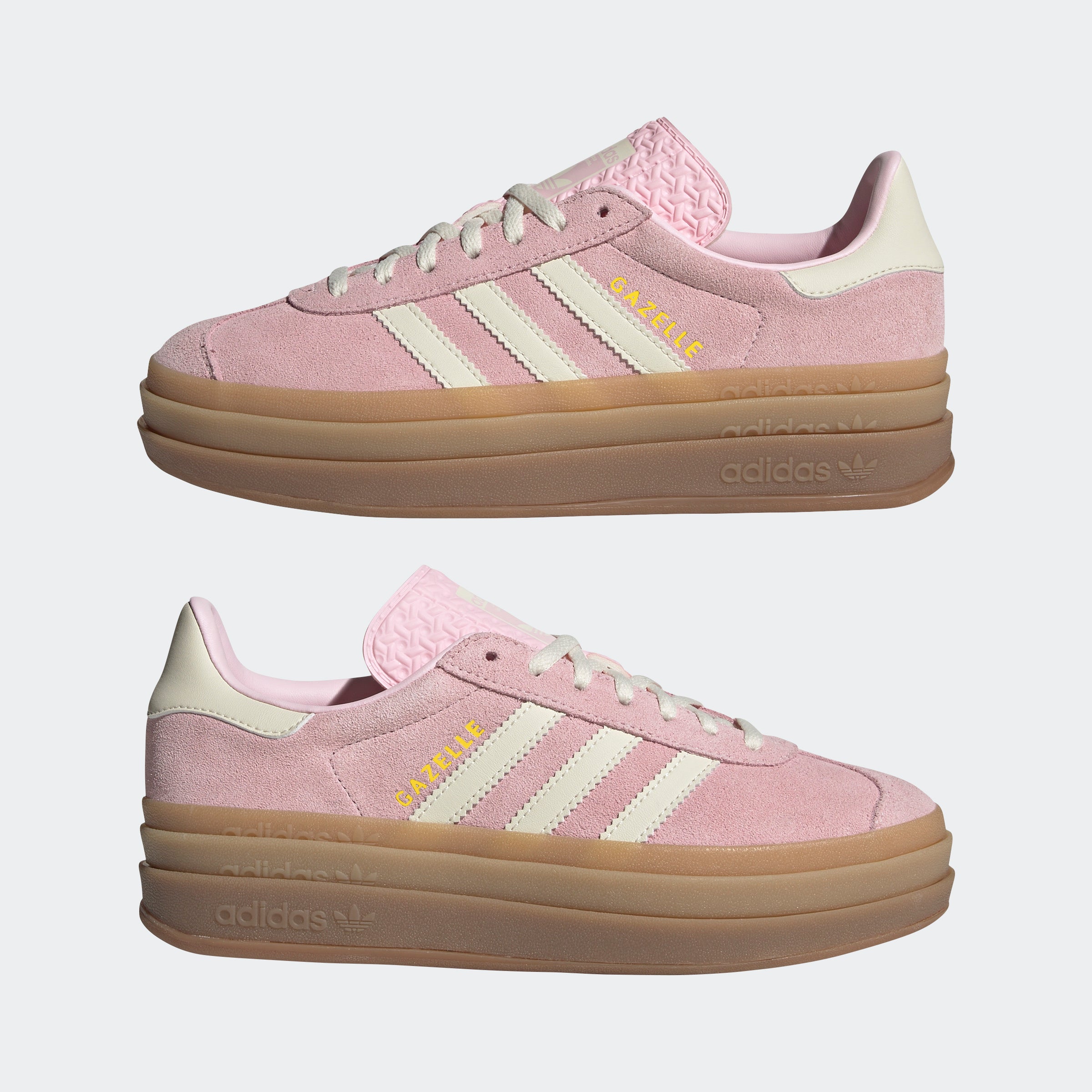 Women's adidas Originals Gazelle Bold Shoes Clear Pink