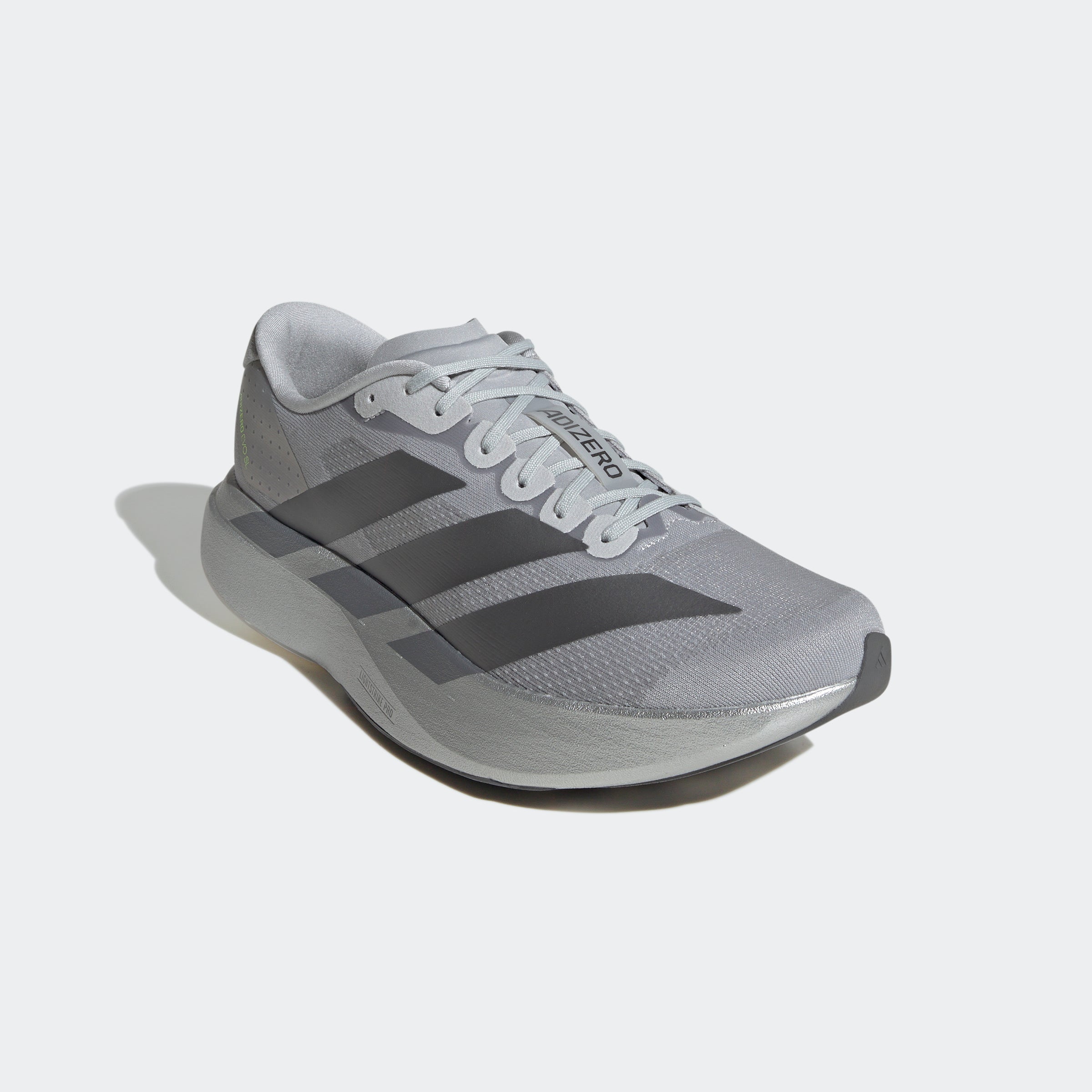 Men's adidas Running Adizero Evo SL Shoes Silver Metallic