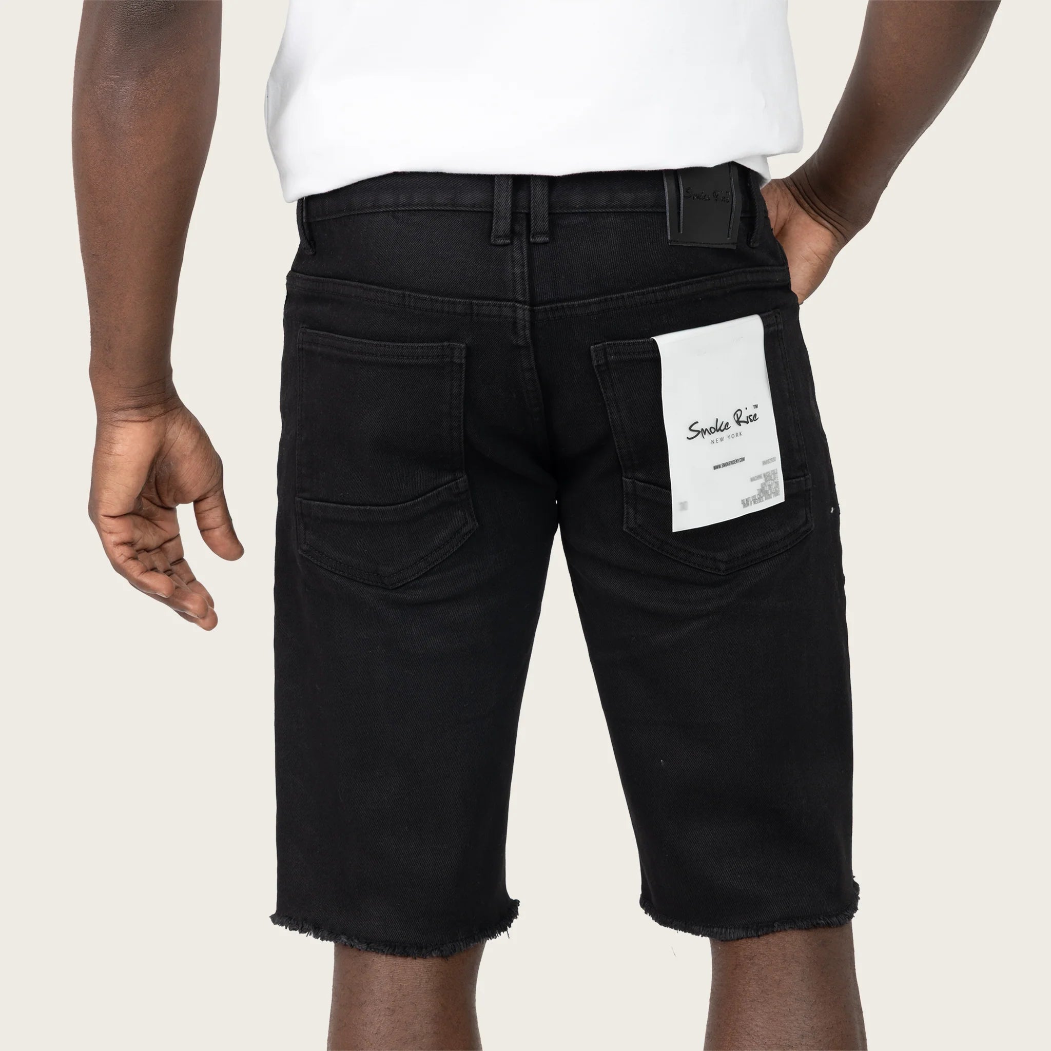 Men's Smoke Rise 12" Slim Essential Jean Shorts Glow Black