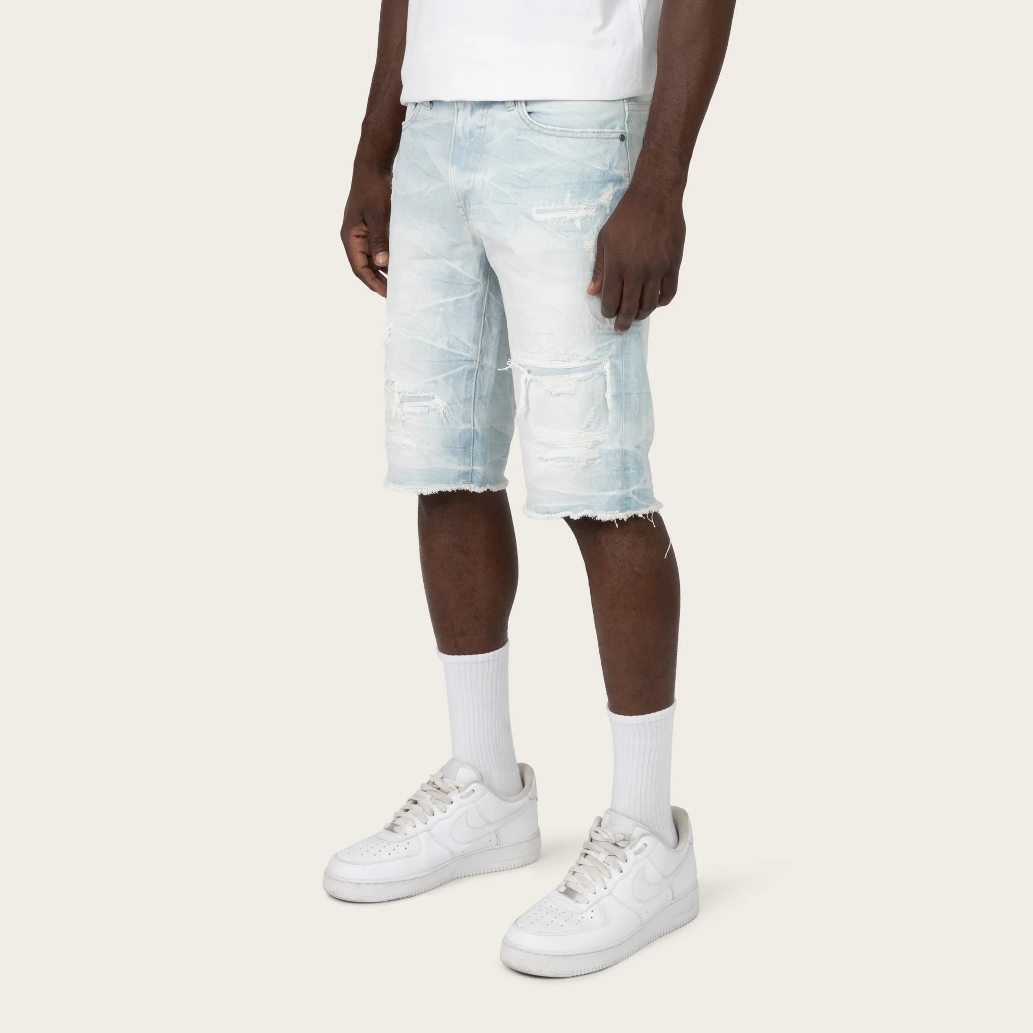 Men's Smoke Rise 12" Slim Essential Jean Shorts Peyton Blue