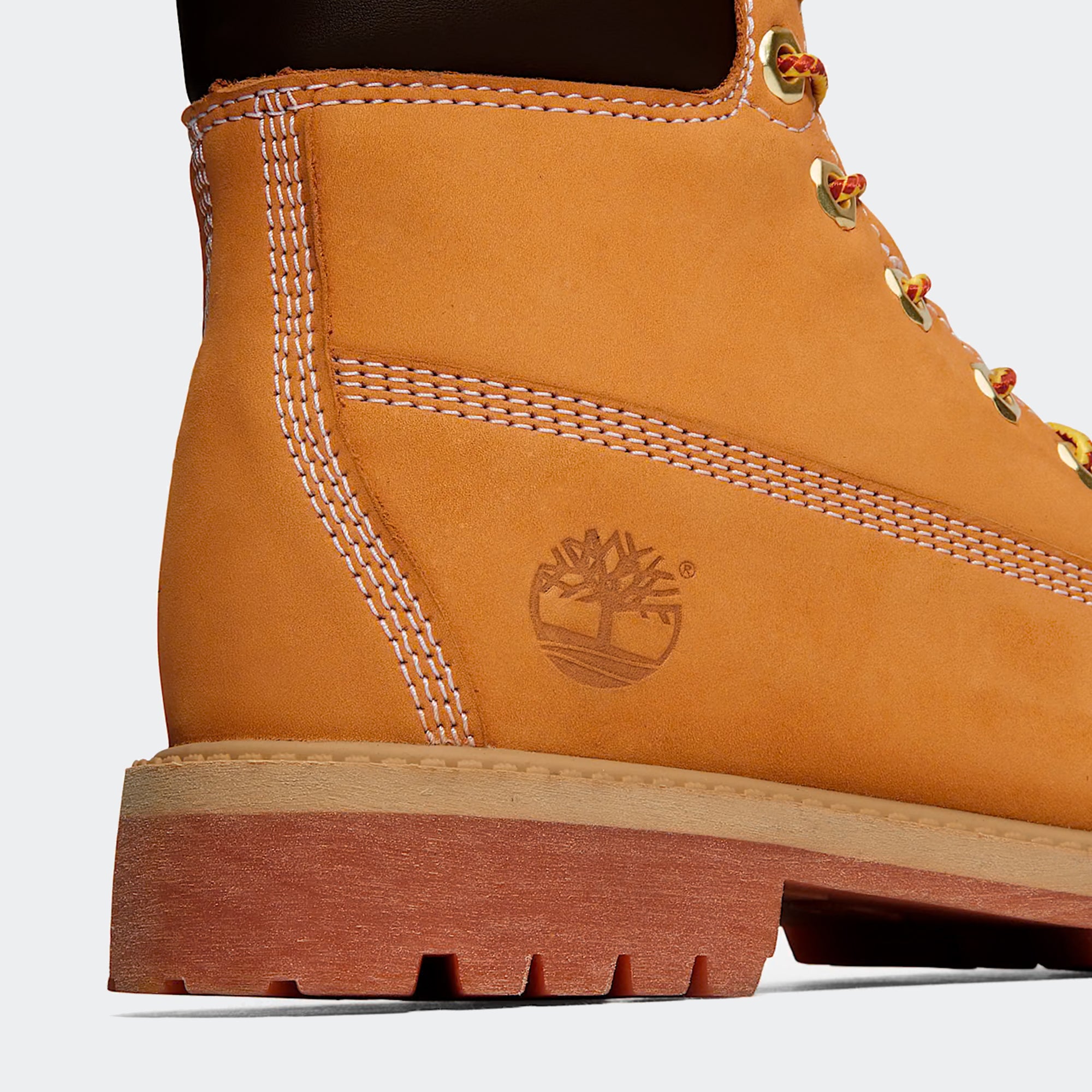 Big Kid Timberland Premium 6-Inch Waterproof Boots Wheat