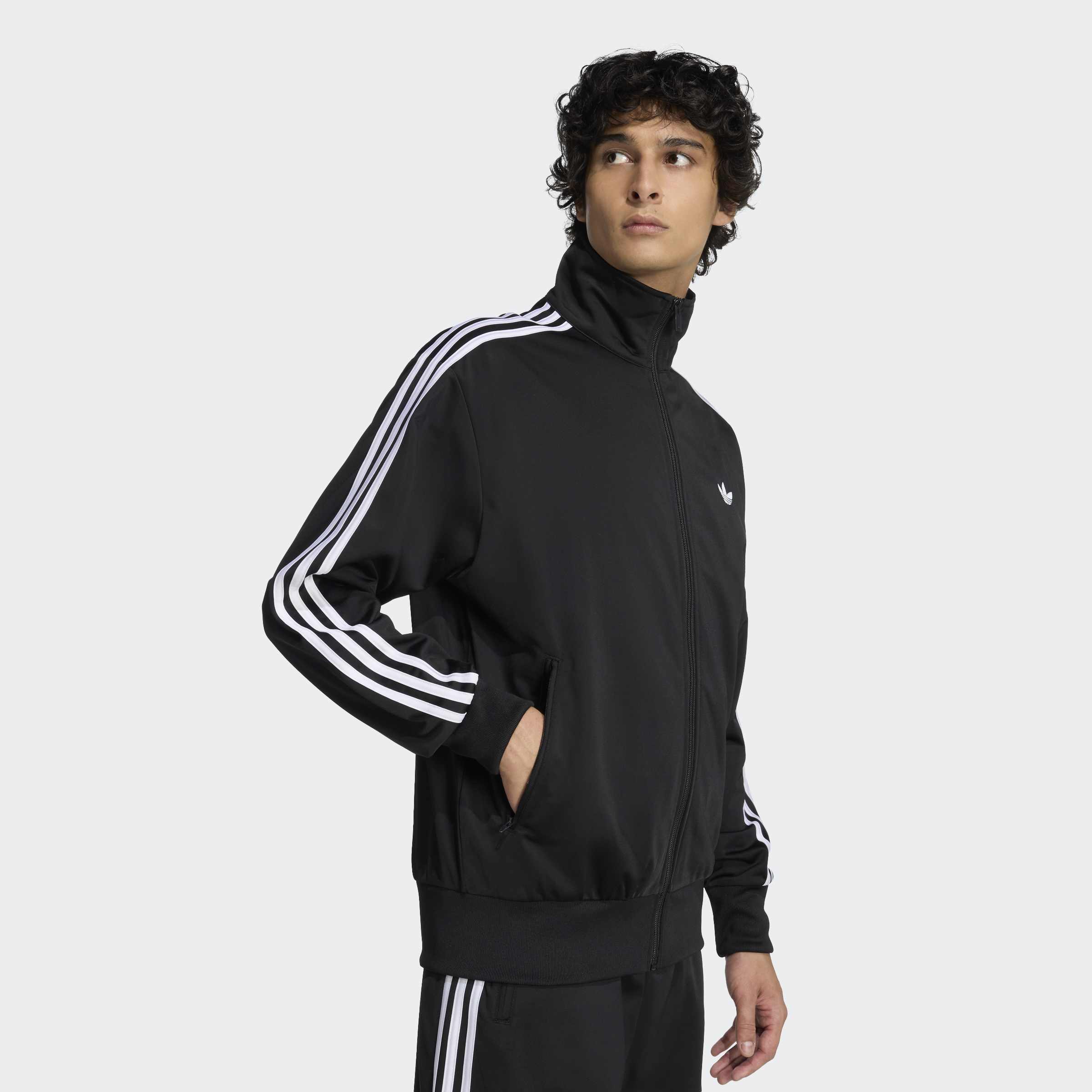 Men's adidas Originals Firebird Track Jacket Black